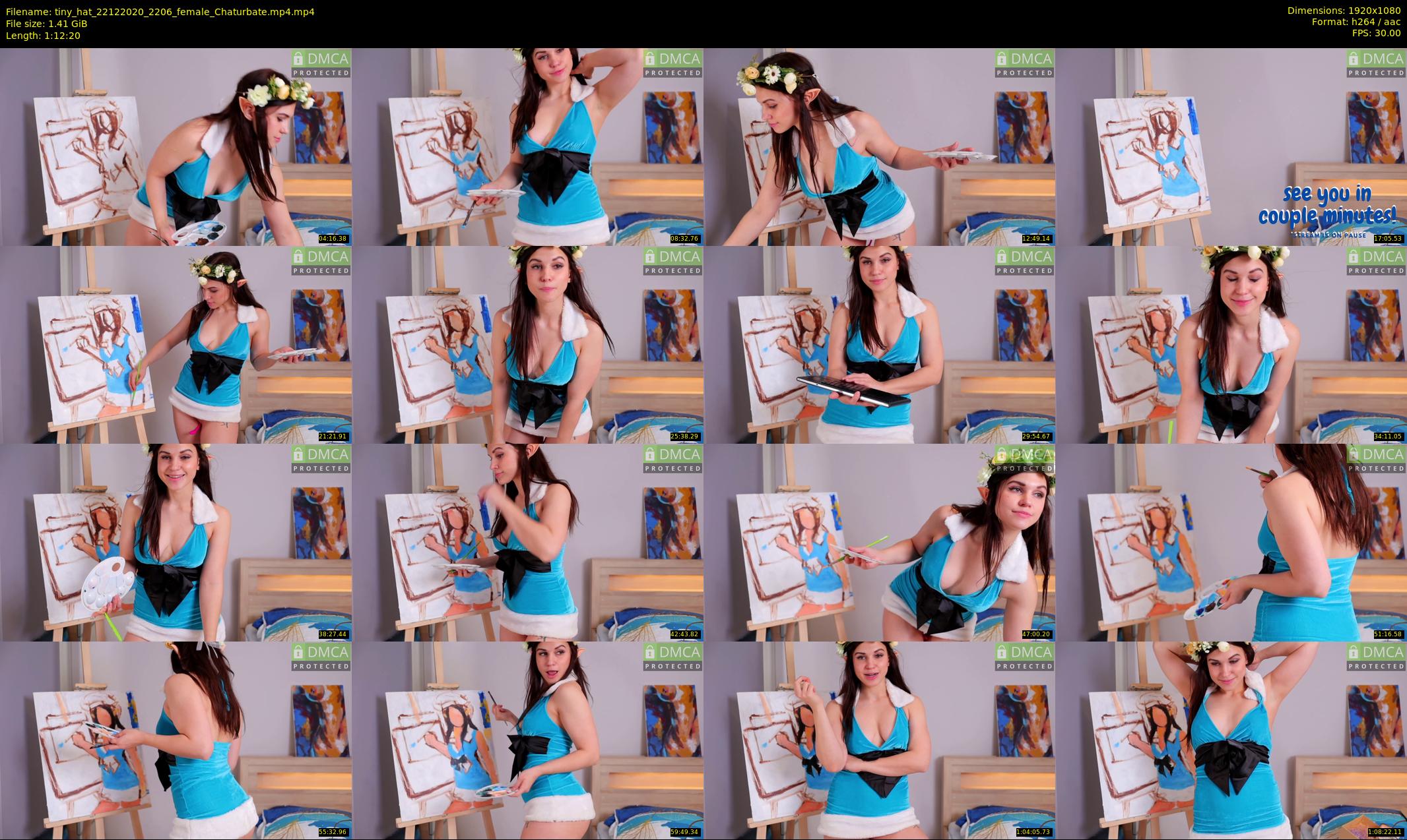 tiny_hat — 73 minute Chaturbate female cam show recording, 1080p, Dec 22, 2020