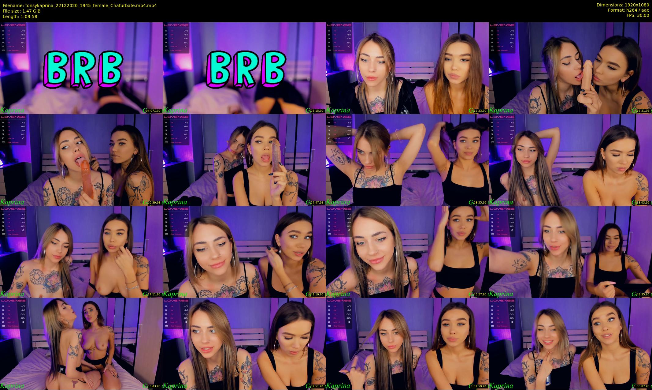 tonsykaprina — 70 minute Chaturbate couple cam show recording, 1080p, Dec 22, 2020