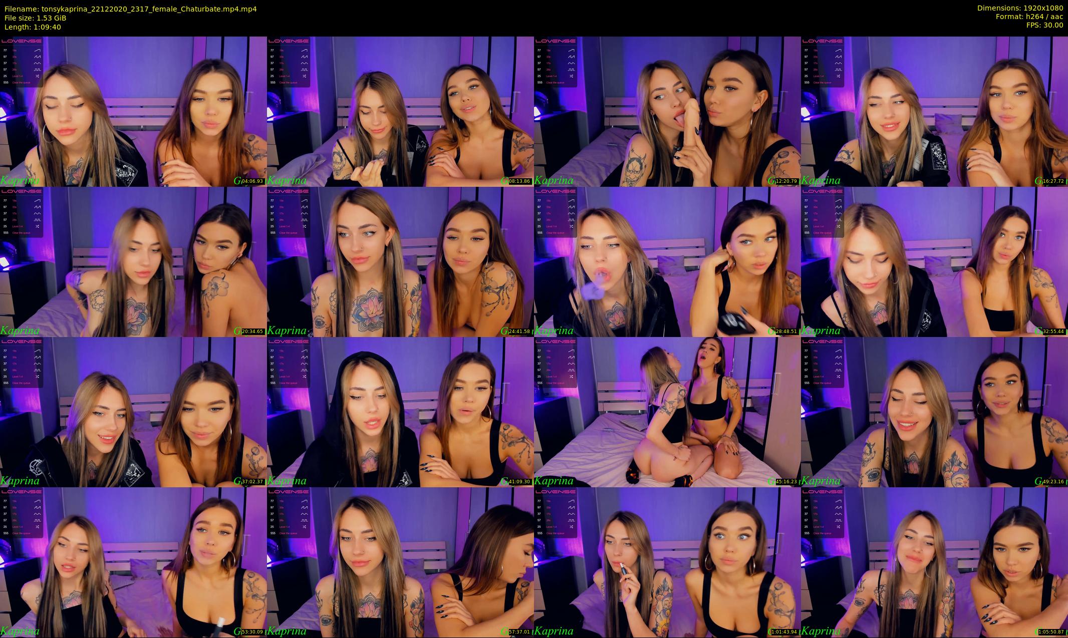 tonsykaprina — 70 minute Chaturbate couple cam show recording, 1080p, Dec 22, 2020