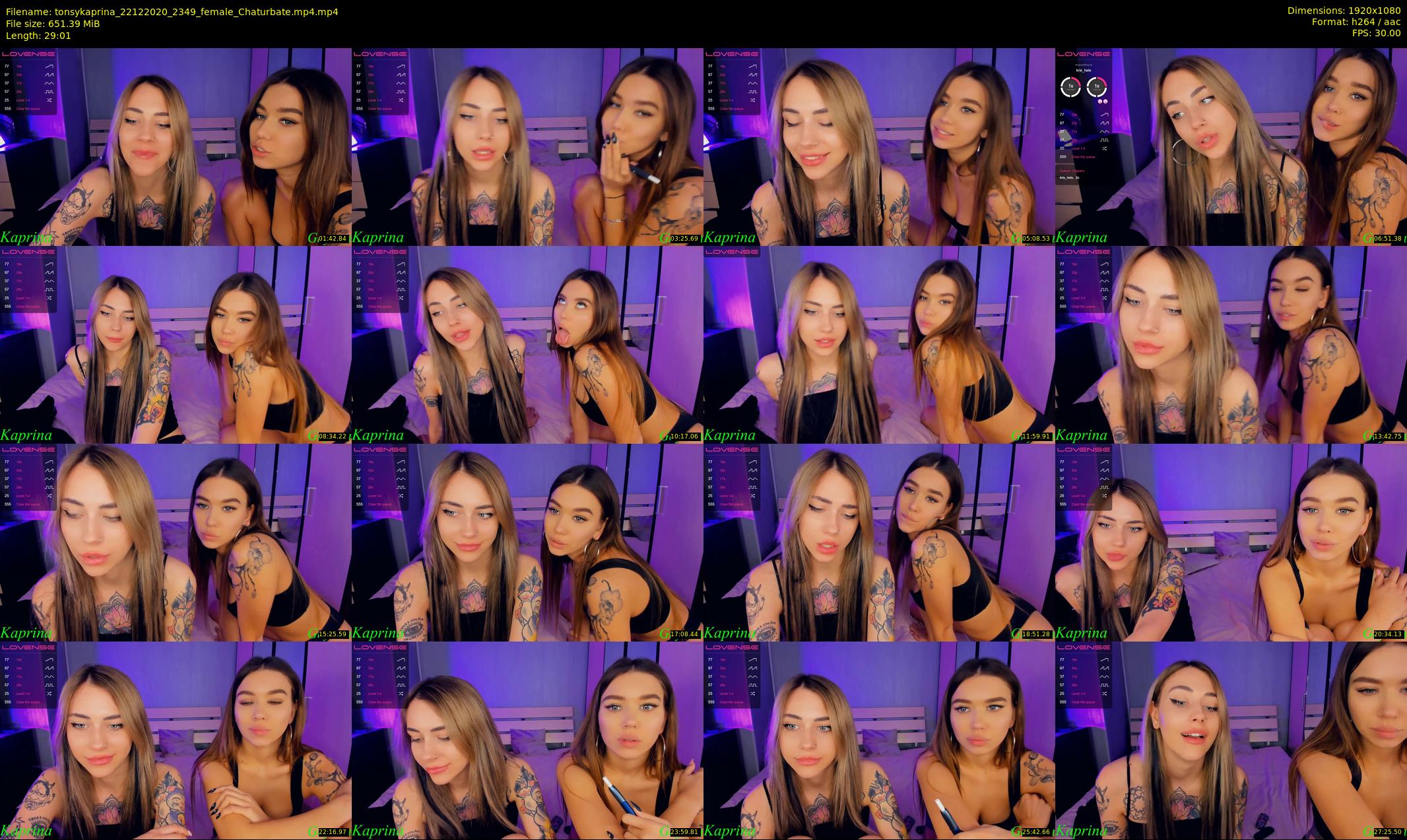tonsykaprina — 30 minute Chaturbate couple cam show recording, 1080p, Dec 22, 2020