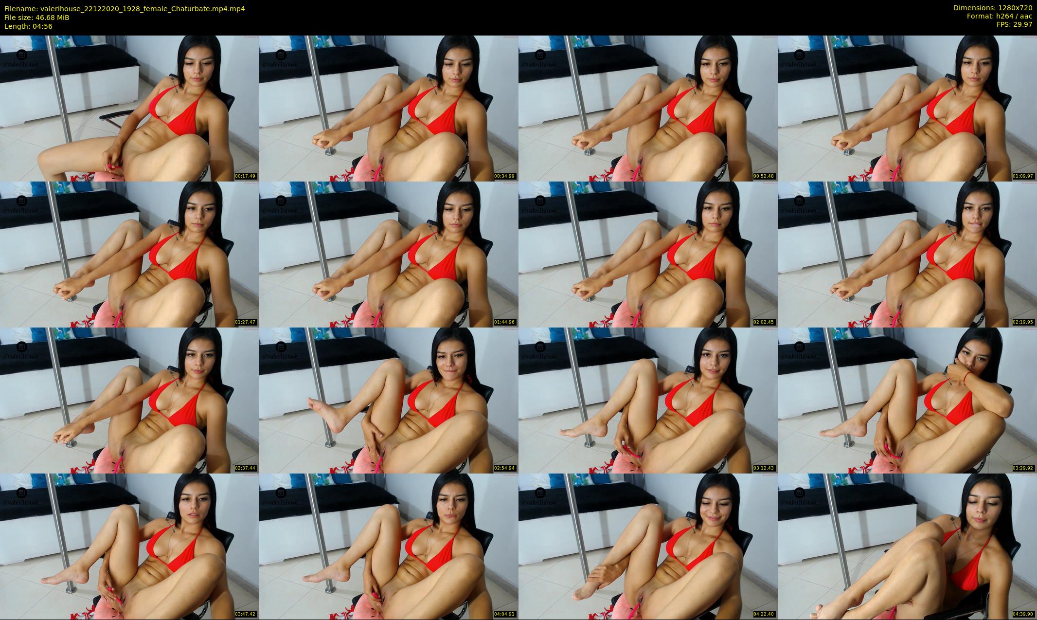 valerihouse — 5 minute Chaturbate female cam show recording, 720p, Dec 22, 2020