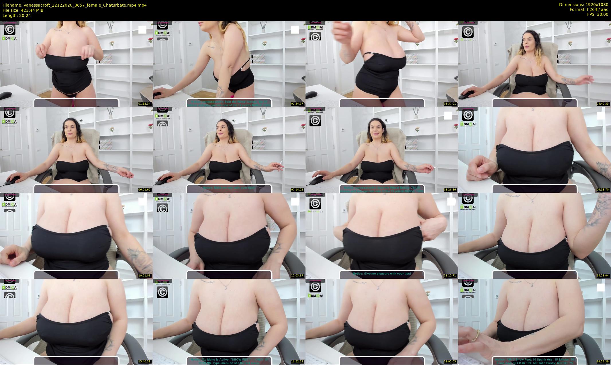 vanessacroft — 21 minute Chaturbate female cam show recording, 1080p, Dec 22, 2020