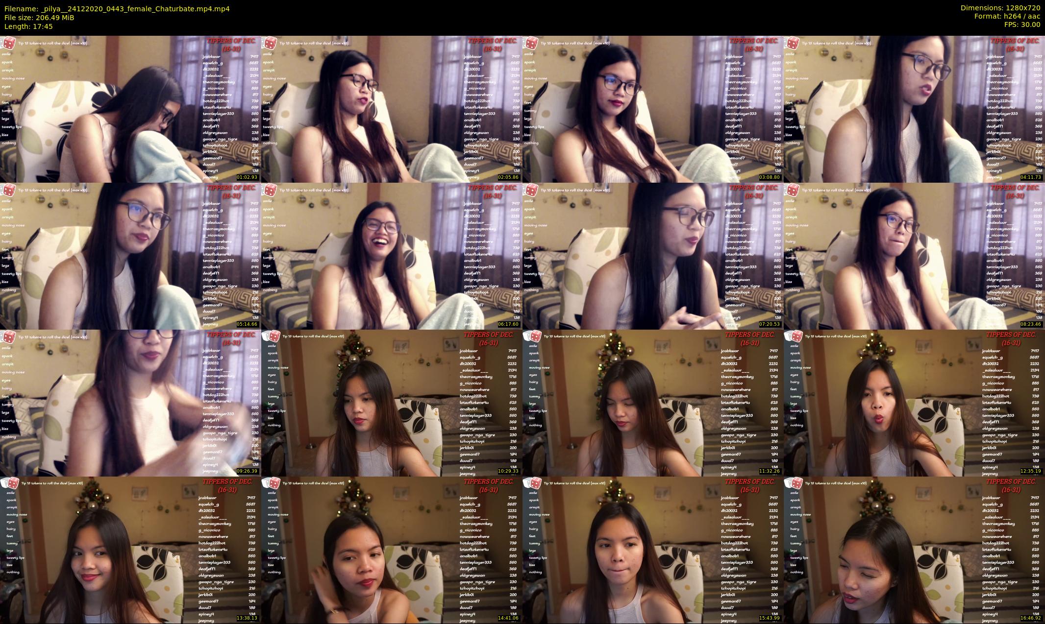_pilya_ — 18 minute Chaturbate female cam show recording, 720p, Dec 24, 2020