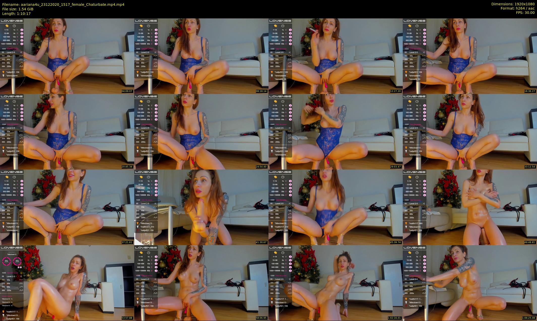 aariana4u — 71 minute Chaturbate female cam show recording, 1080p, Dec 23, 2020