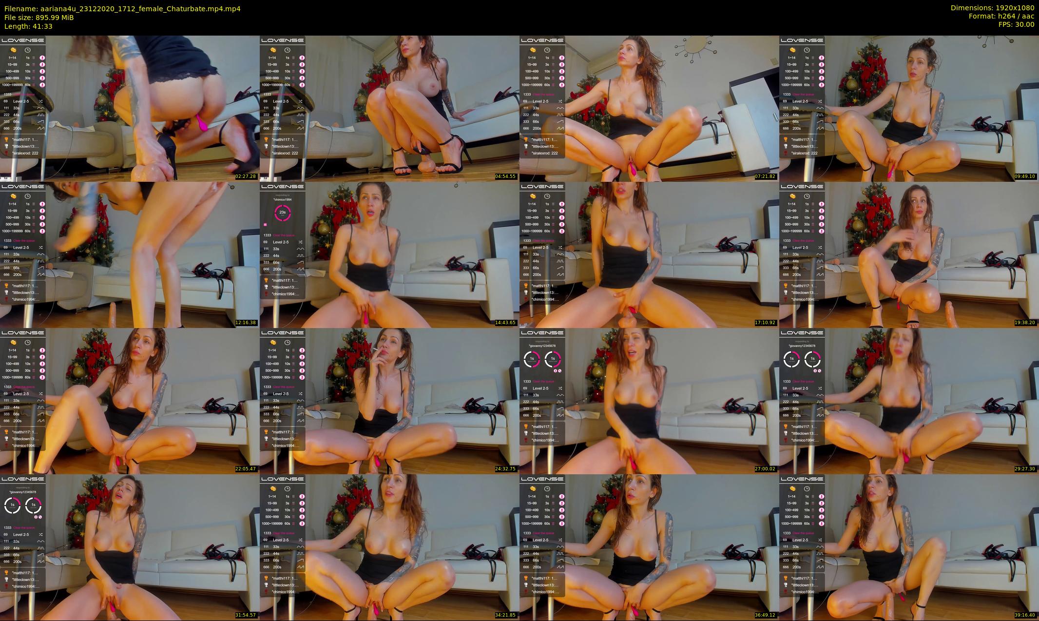 aariana4u — 42 minute Chaturbate female cam show recording, 1080p, Dec 23, 2020
