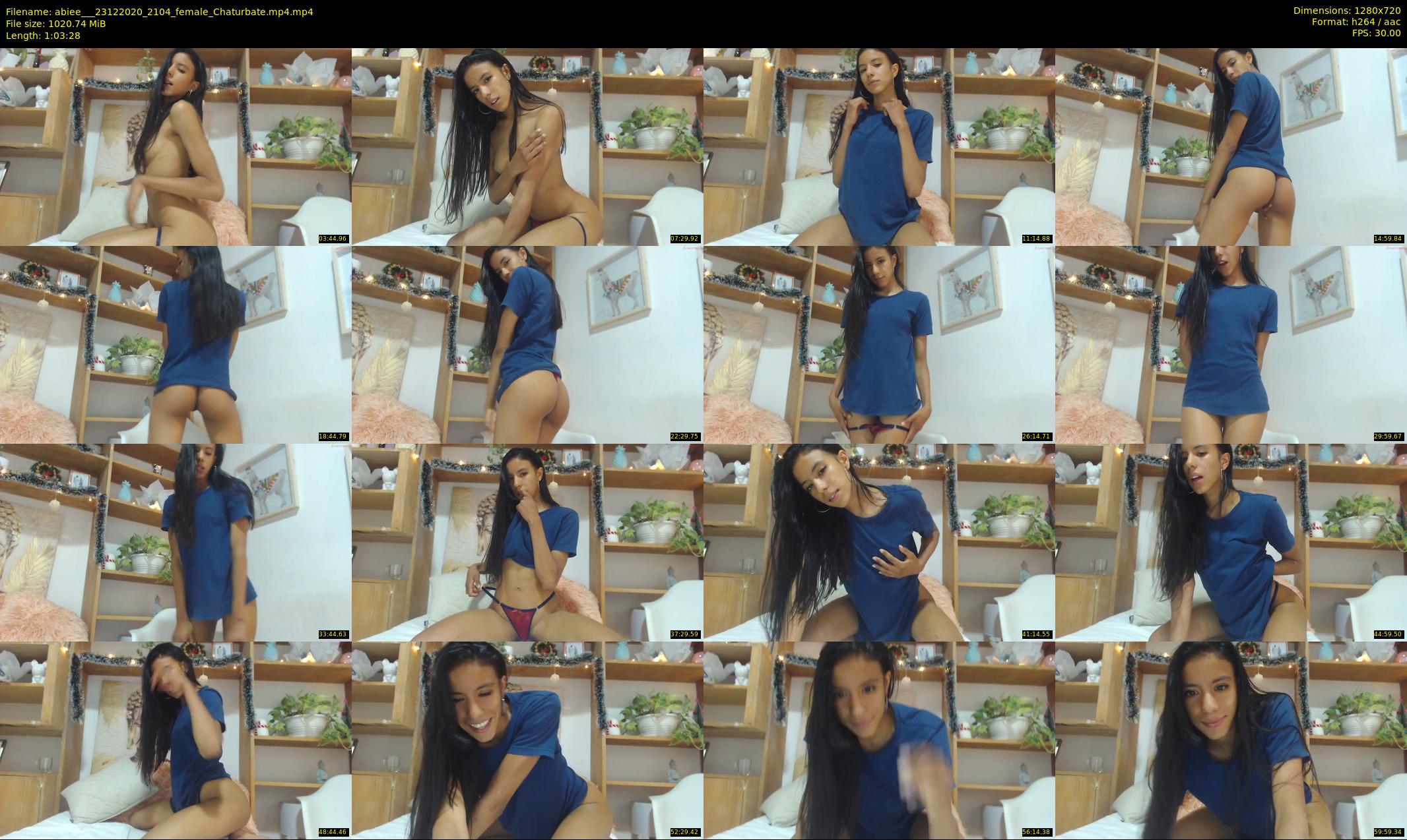 abiee__ — 64 minute Chaturbate female cam show recording, 720p, Dec 23, 2020