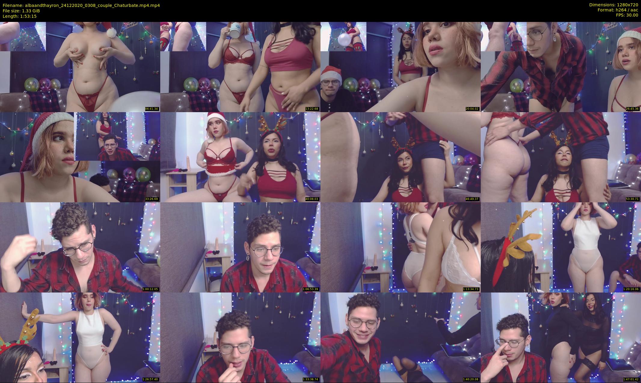albaandthayron — 114 minute Chaturbate couple cam show recording, 720p, Dec 24, 2020