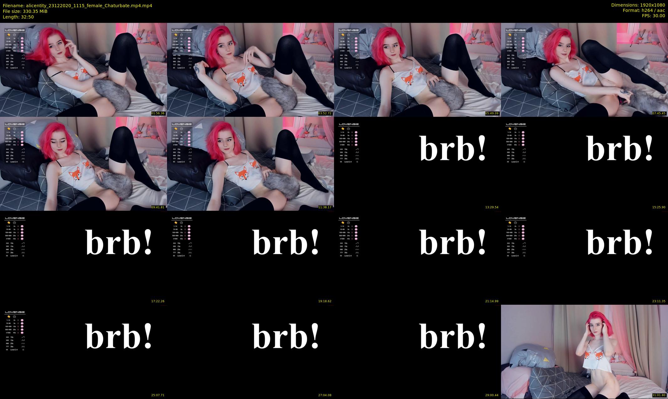 alicentity — 33 minute Chaturbate female cam show recording, 1080p, Dec 23, 2020