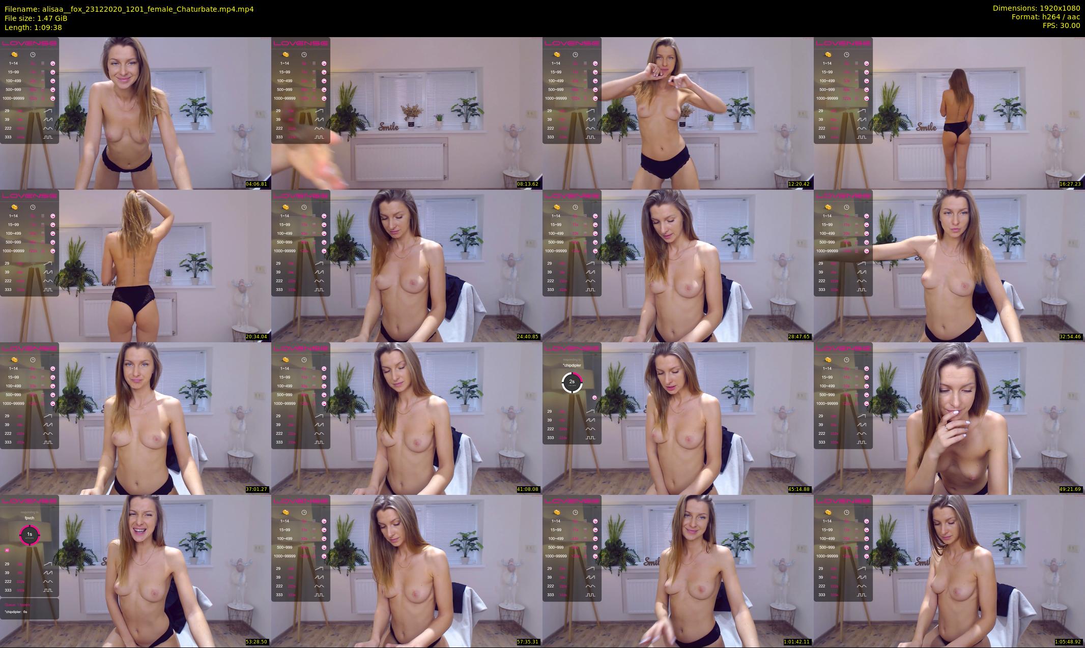 alisaa__fox — 70 minute Chaturbate female cam show recording, 1080p, Dec 23, 2020
