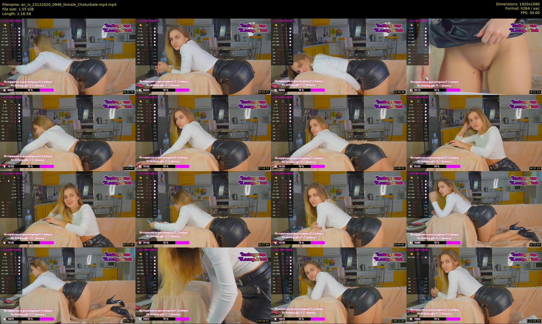 an_iv — 77 minute Chaturbate female cam show recording, 1080p, Dec 23, 2020