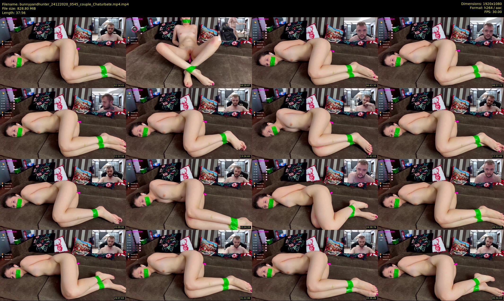 bunnyyandhunter — 38 minute Chaturbate couple cam show recording, 1080p, Dec 24, 2020
