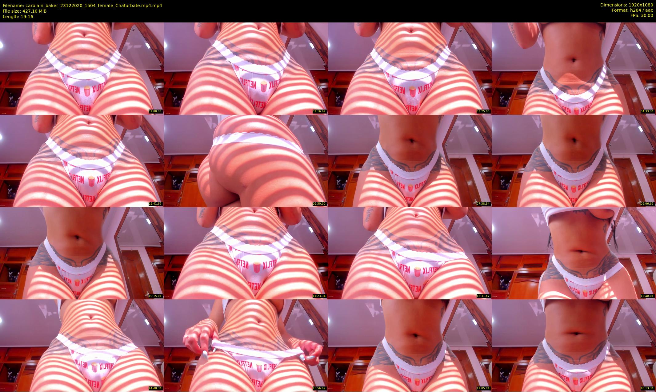 carolain_baker — 20 minute Chaturbate female cam show recording, 1080p, Dec 23, 2020