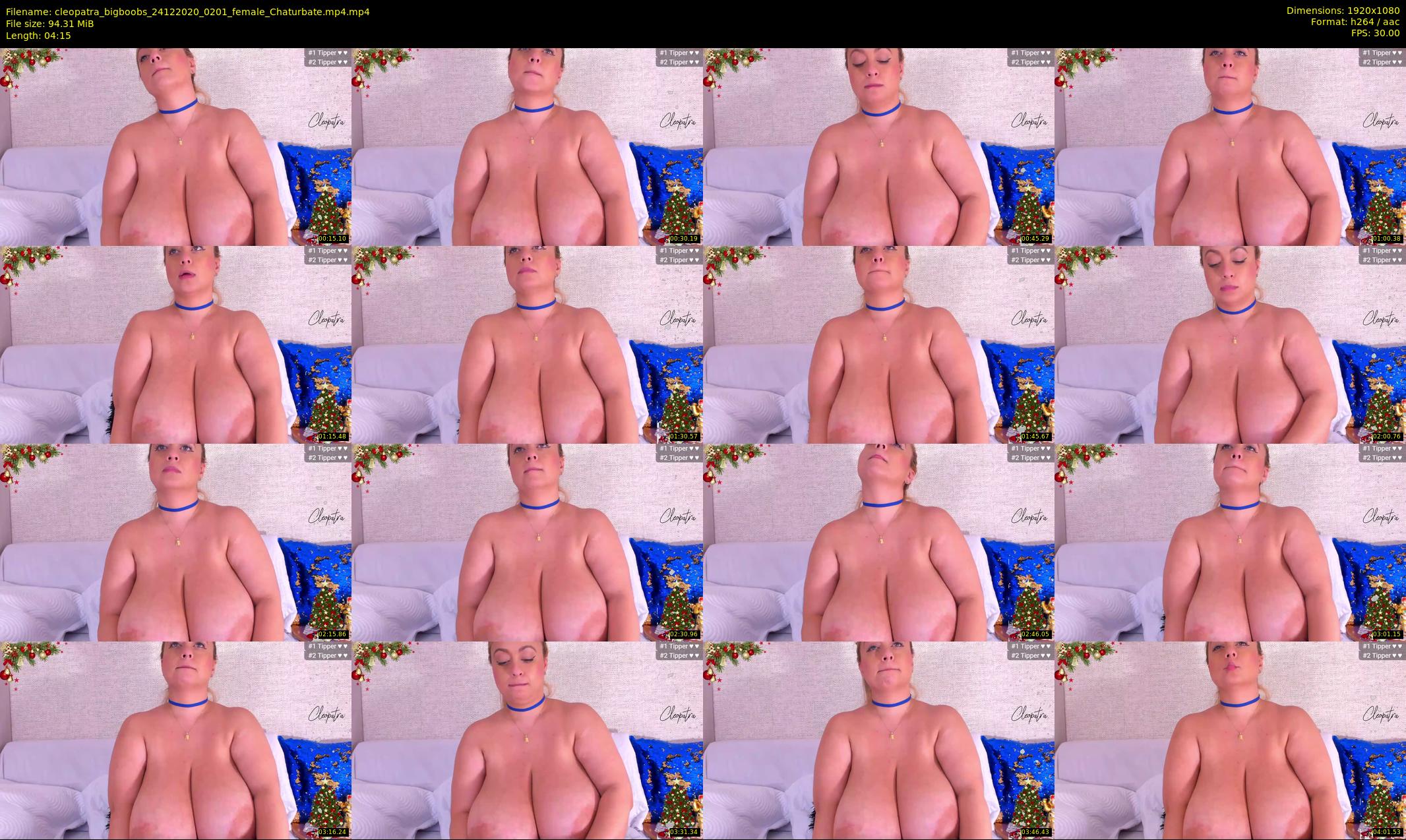 cleopatra_bigboobs — 5 minute Chaturbate female cam show recording, 1080p, Dec 24, 2020