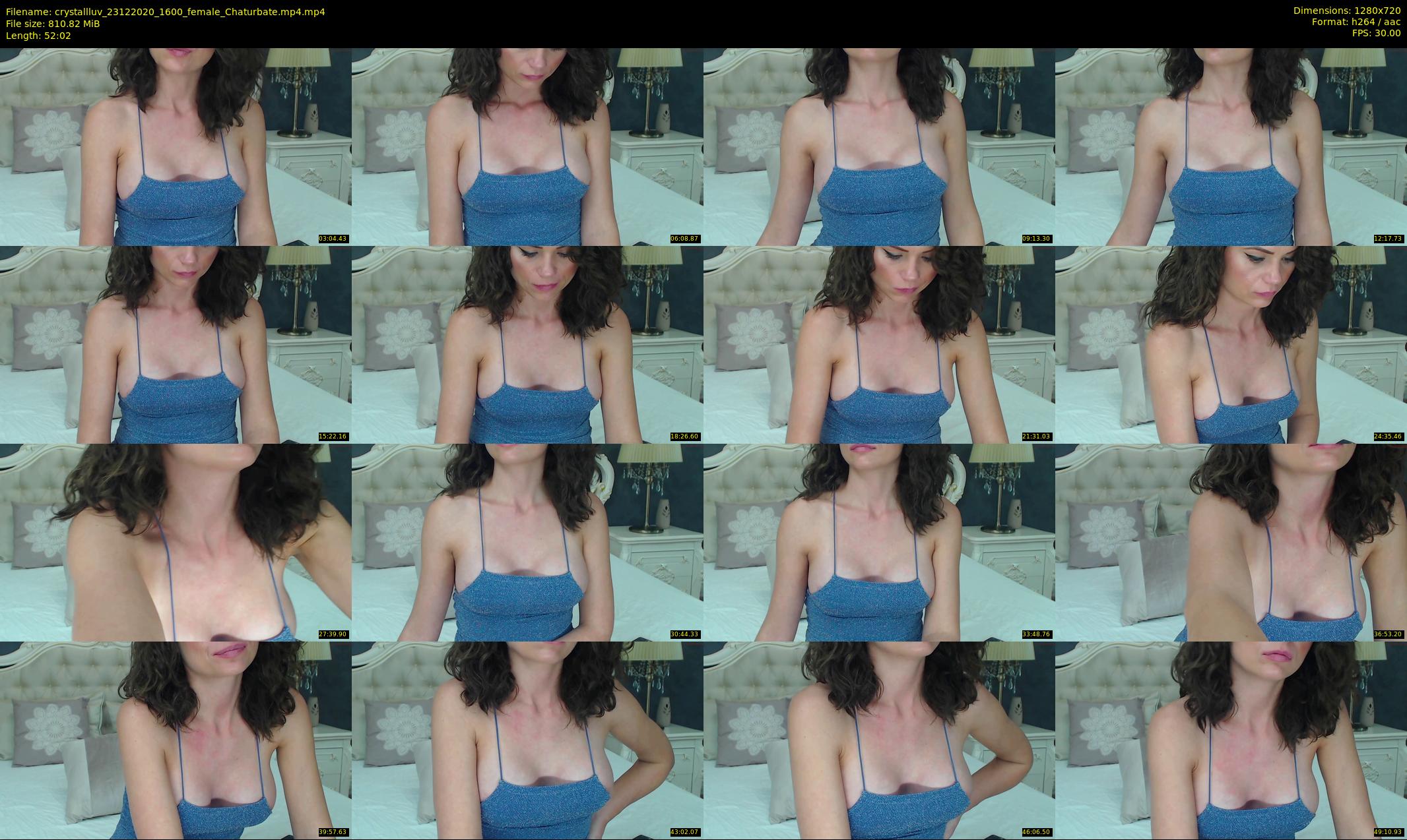 crystallluv — 53 minute Chaturbate female cam show recording, 720p, Dec 23, 2020