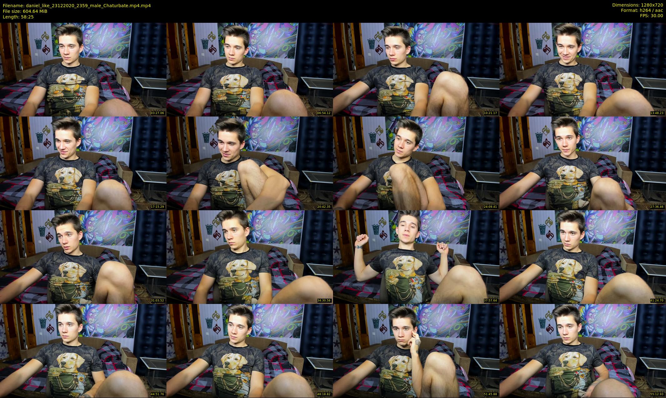 daniel_like — 59 minute Chaturbate male cam show recording, 720p, Dec 23, 2020
