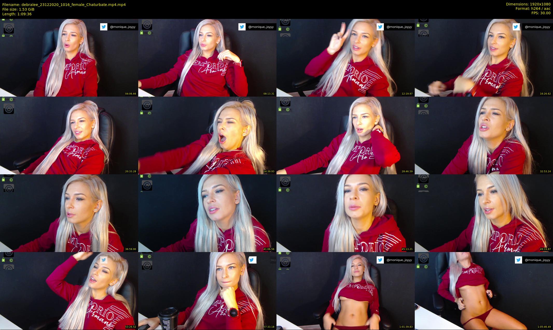 debralee — 70 minute Chaturbate female cam show recording, 1080p, Dec 23, 2020