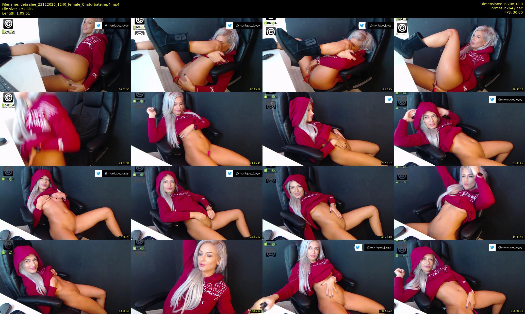 debralee — 70 minute Chaturbate female cam show recording, 1080p, Dec 23, 2020