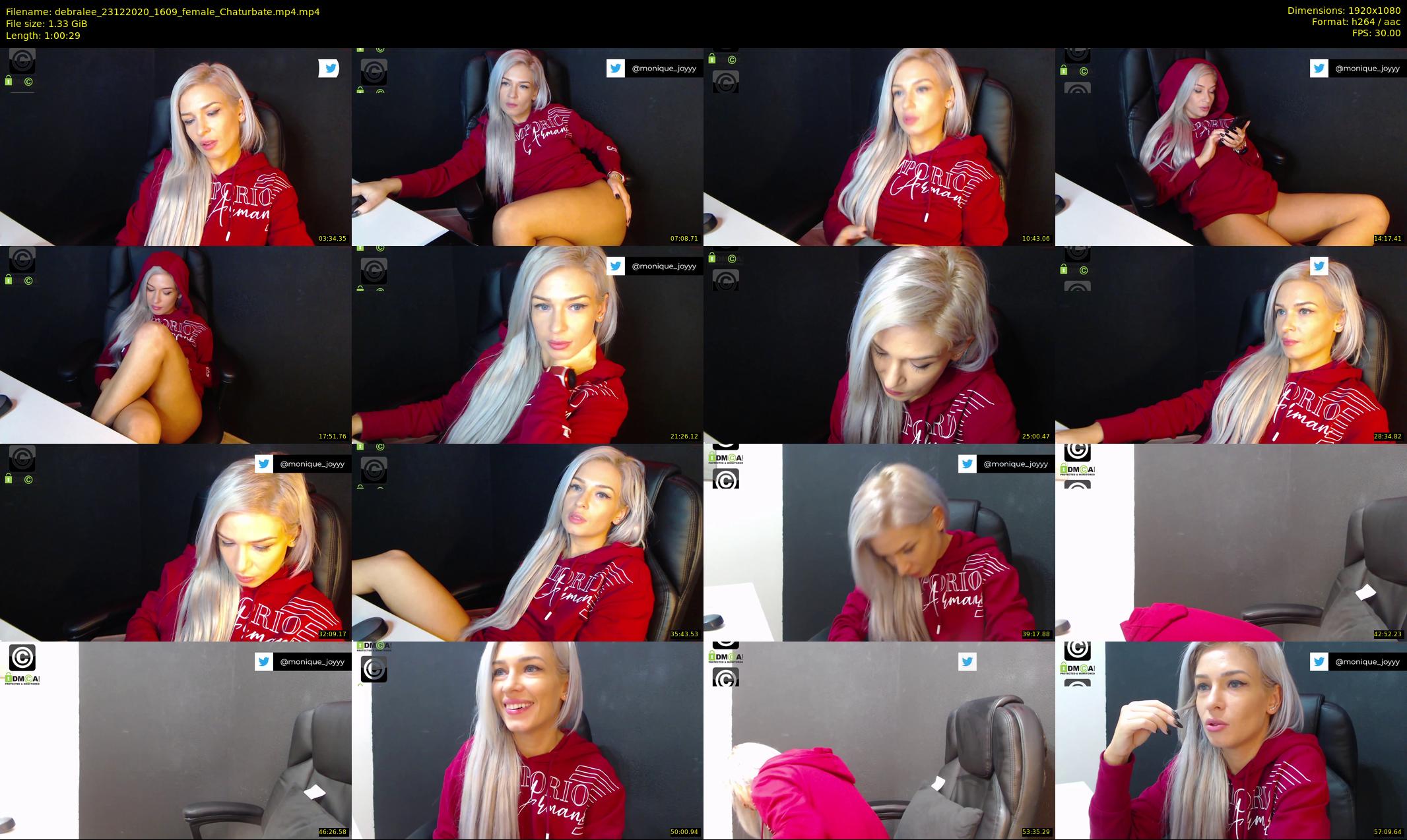 debralee — 61 minute Chaturbate female cam show recording, 1080p, Dec 23, 2020