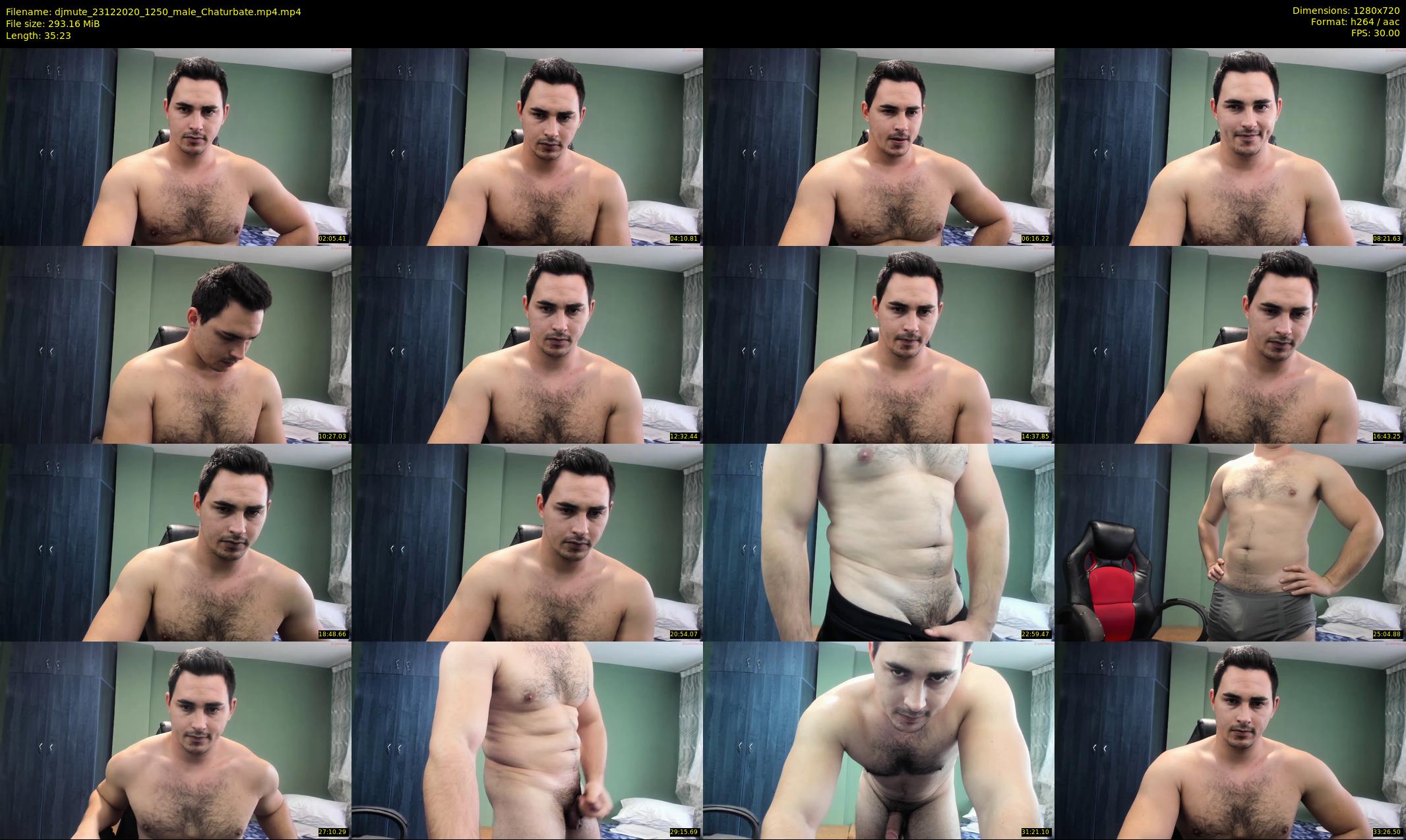 djmute — 36 minute Chaturbate male cam show recording, 720p, Dec 23, 2020