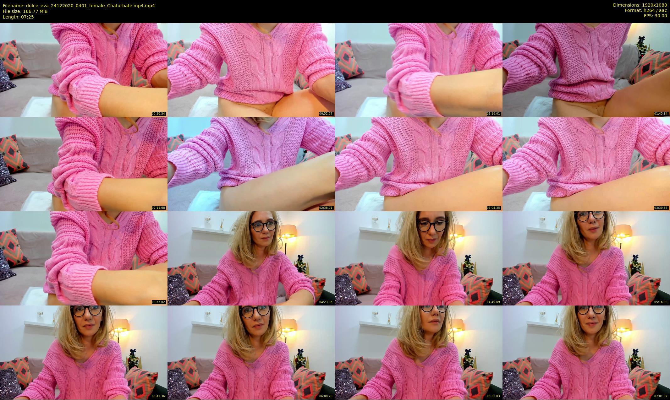 dolce_eva — 8 minute Chaturbate female cam show recording, 1080p, Dec 24, 2020