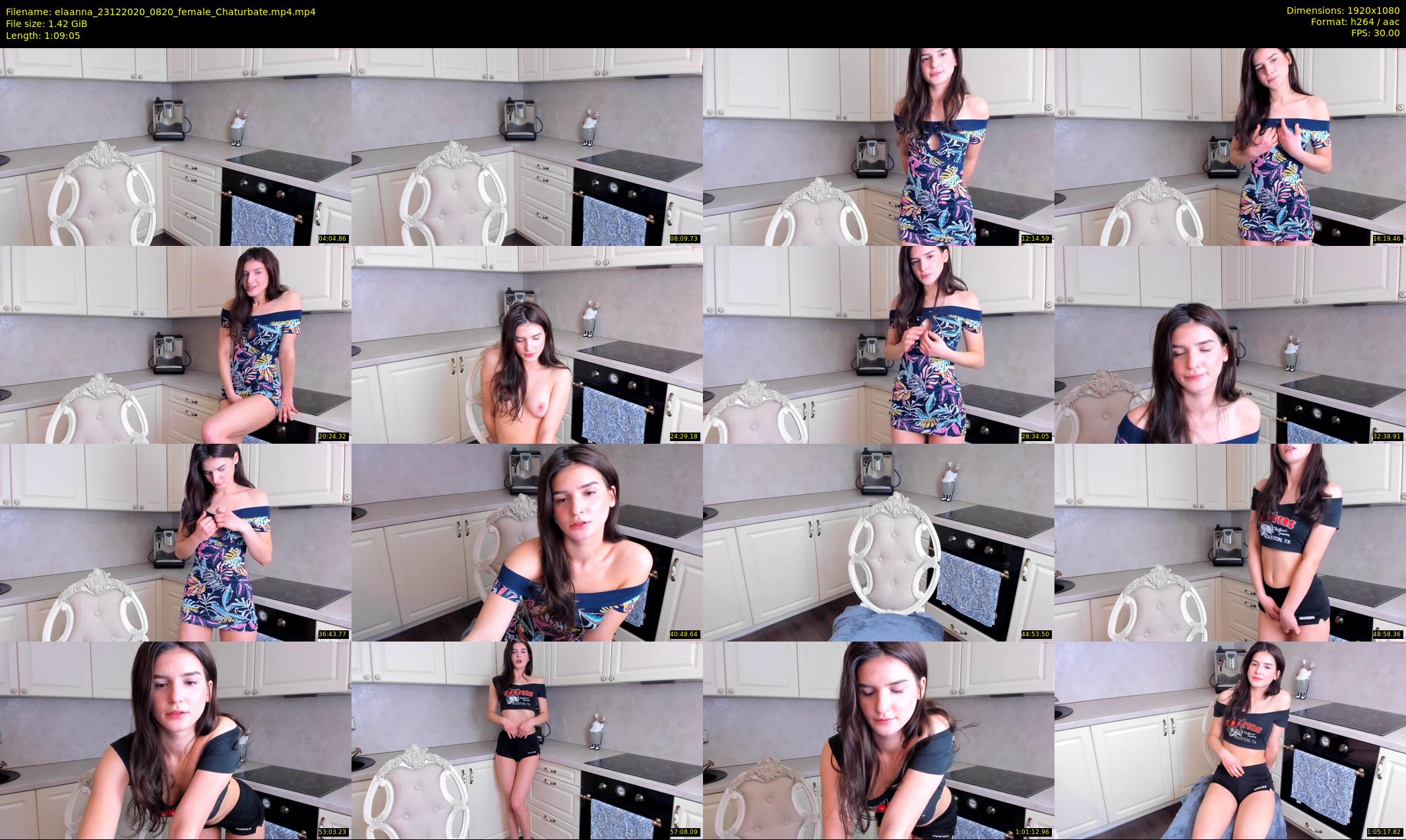 elaanna — 70 minute Chaturbate female cam show recording, 1080p, Dec 23, 2020