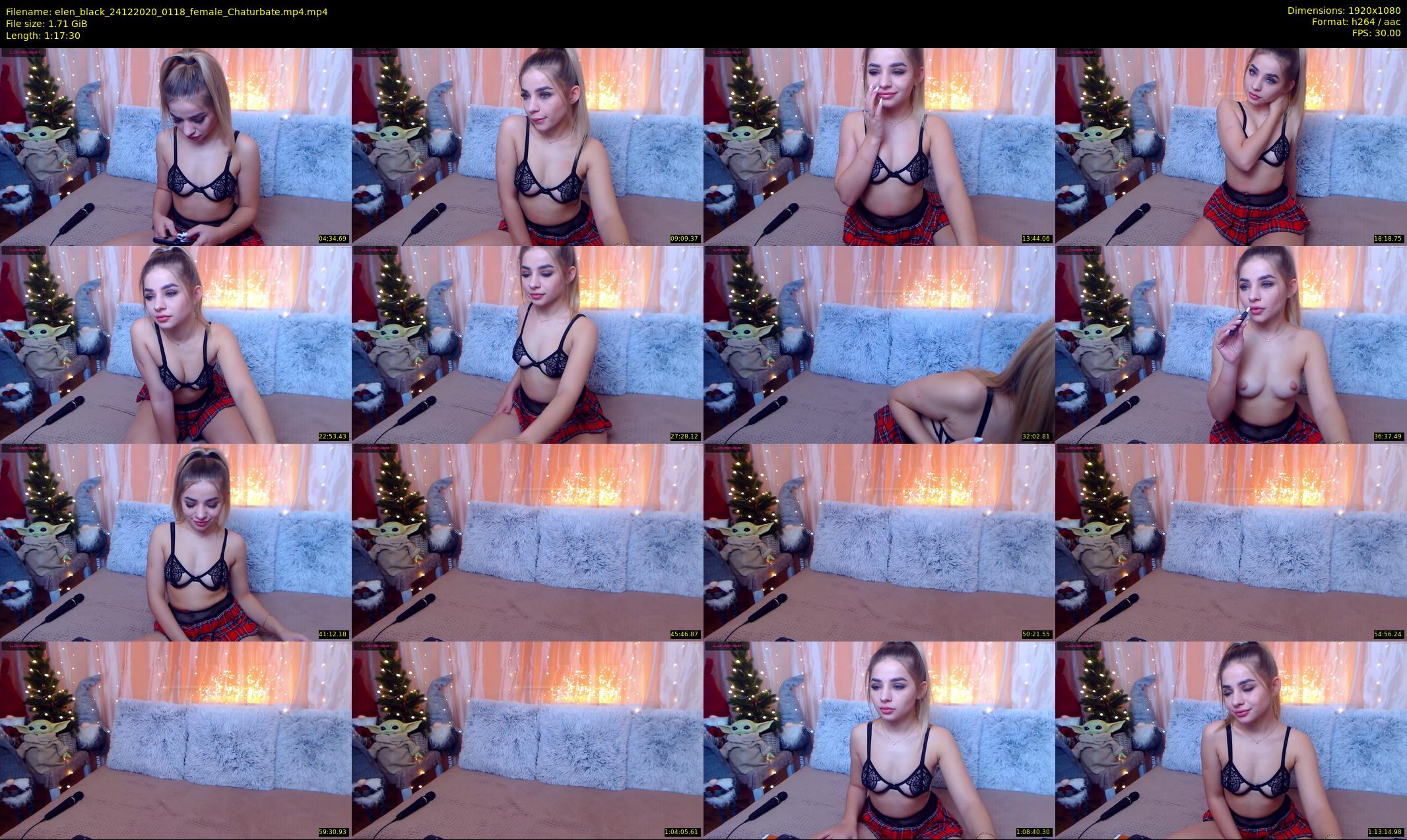 elen_black — 78 minute Chaturbate female cam show recording, 1080p, Dec 24, 2020