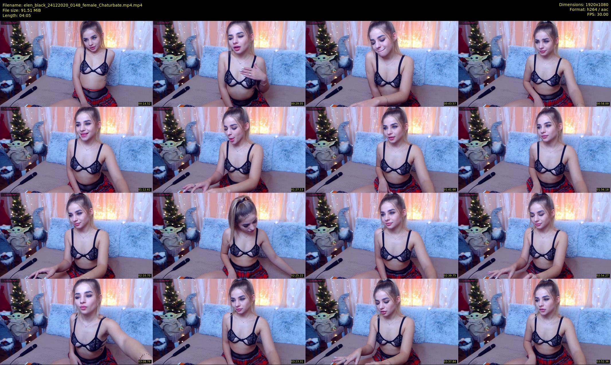 elen_black — 5 minute Chaturbate female cam show recording, 1080p, Dec 24, 2020