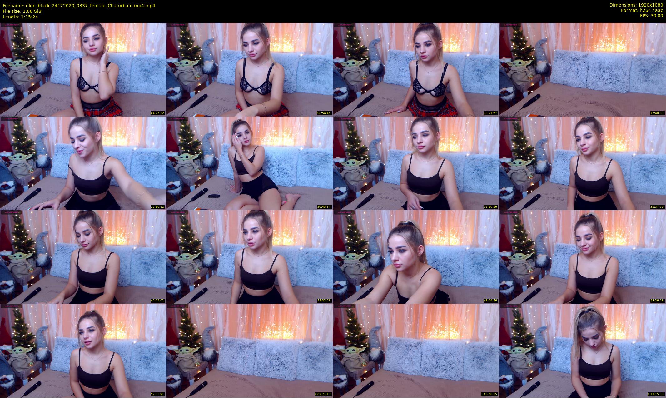 elen_black — 76 minute Chaturbate female cam show recording, 1080p, Dec 24, 2020