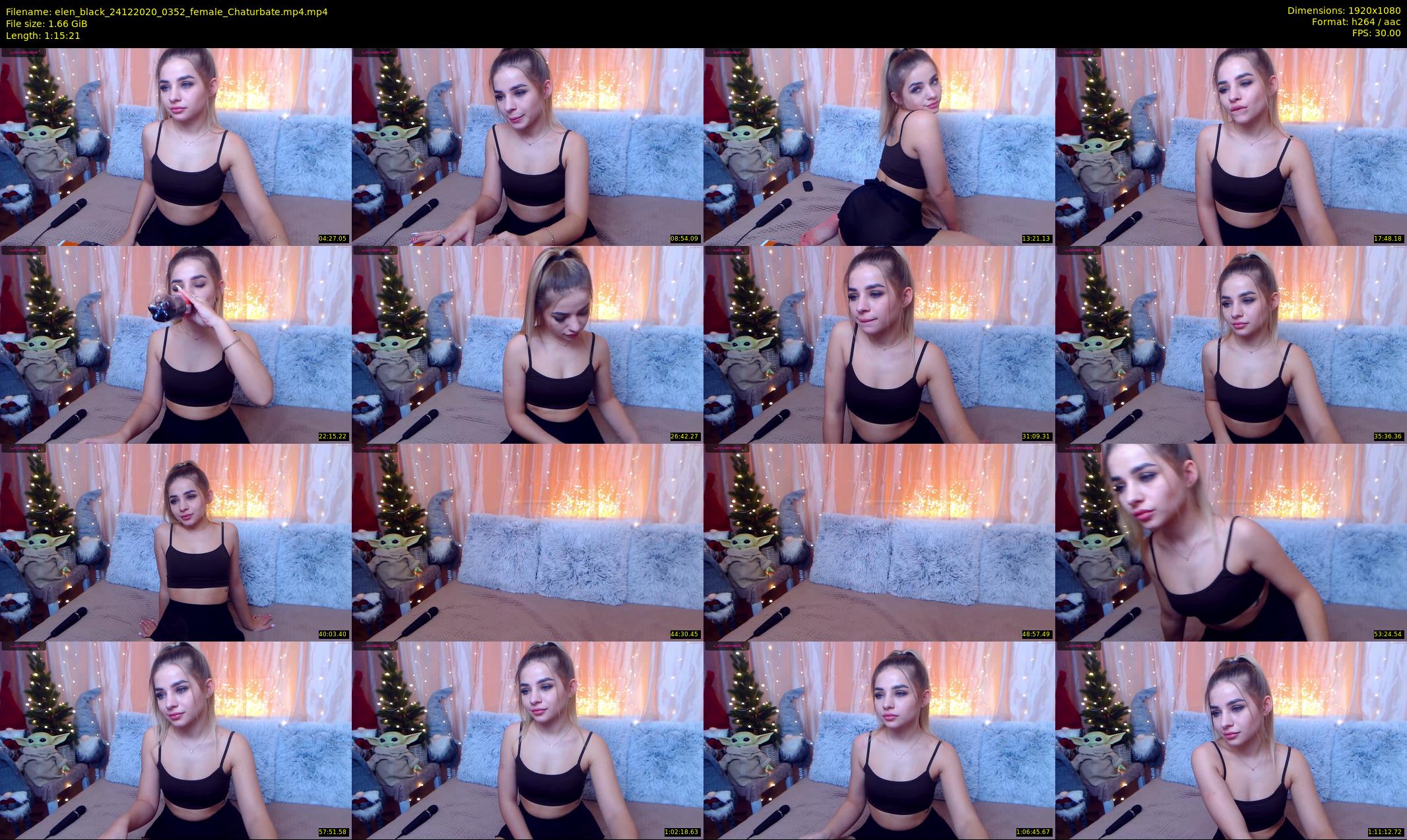elen_black — 76 minute Chaturbate female cam show recording, 1080p, Dec 24, 2020