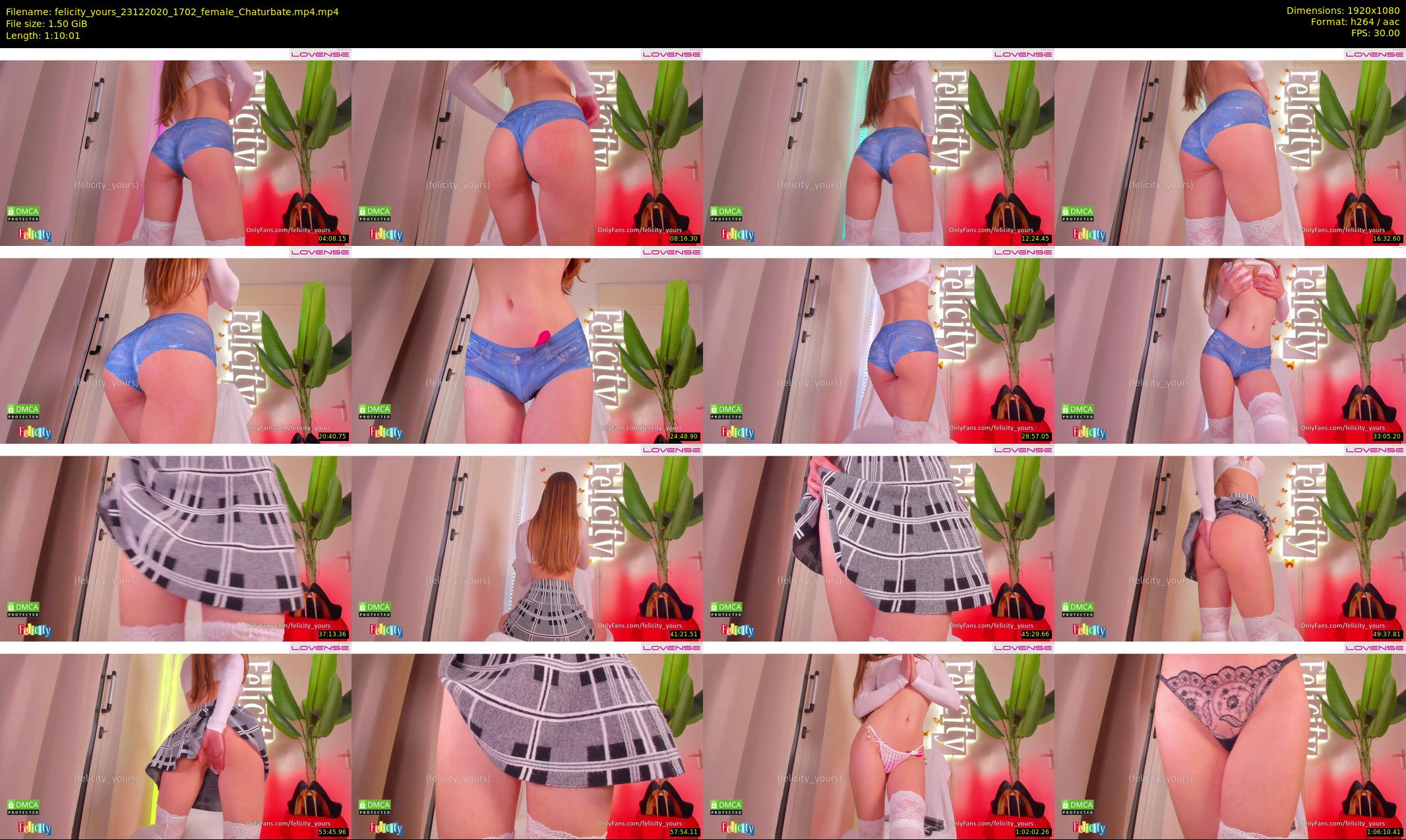 felicity_yours — 71 minute Chaturbate female cam show recording, 1080p, Dec 23, 2020