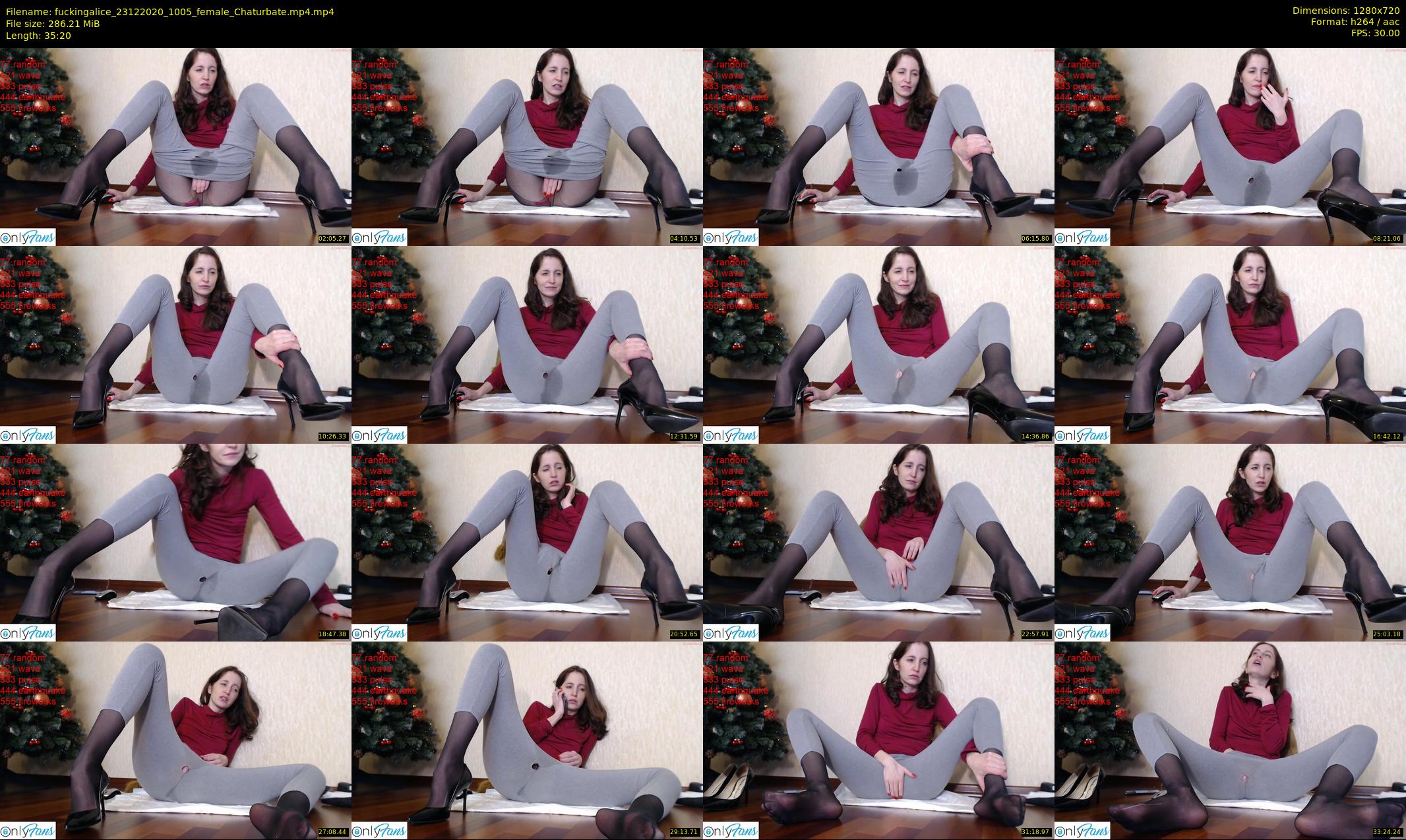 fuckingalice — 36 minute Chaturbate female cam show recording, 720p, Dec 23, 2020