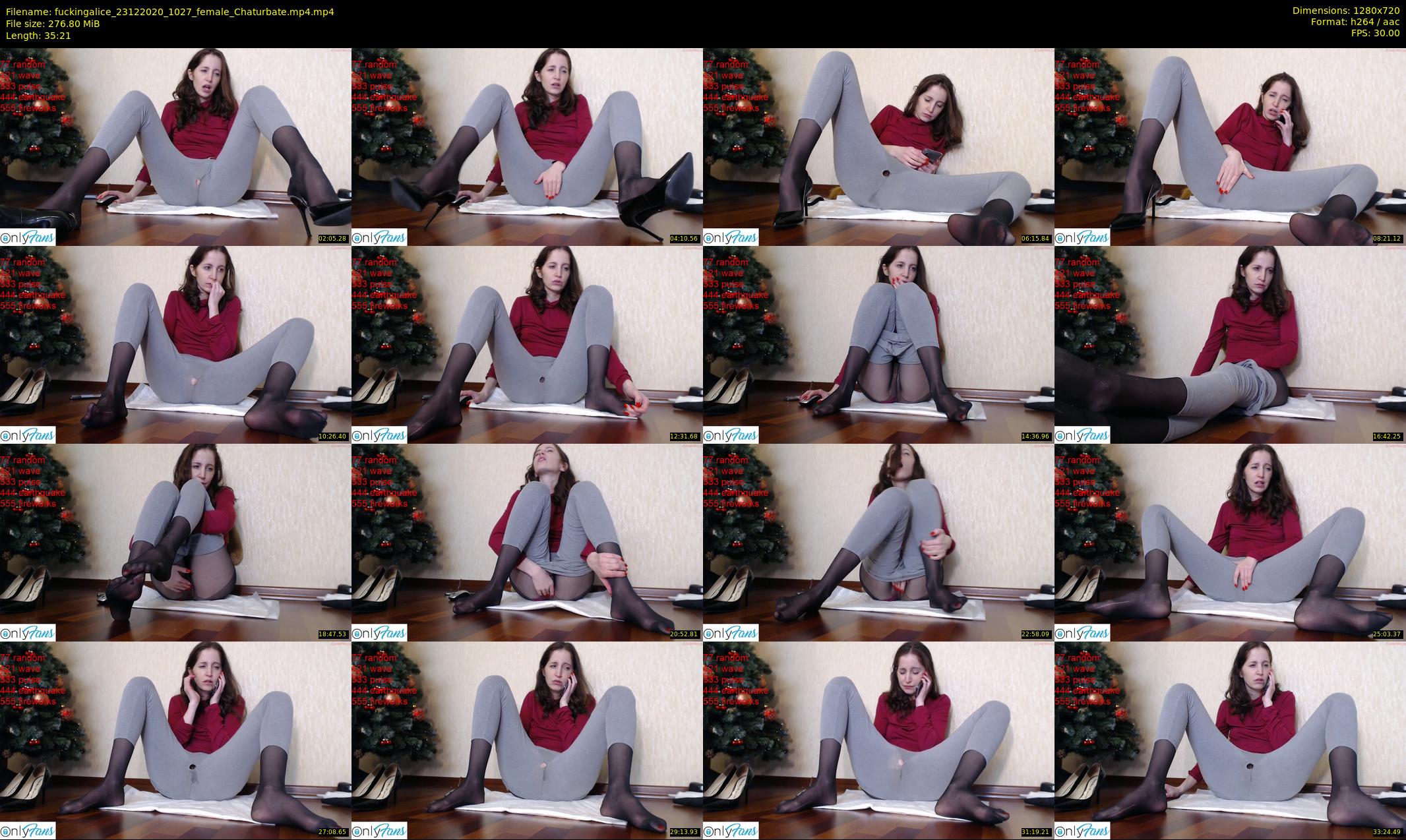 fuckingalice — 36 minute Chaturbate female cam show recording, 720p, Dec 23, 2020