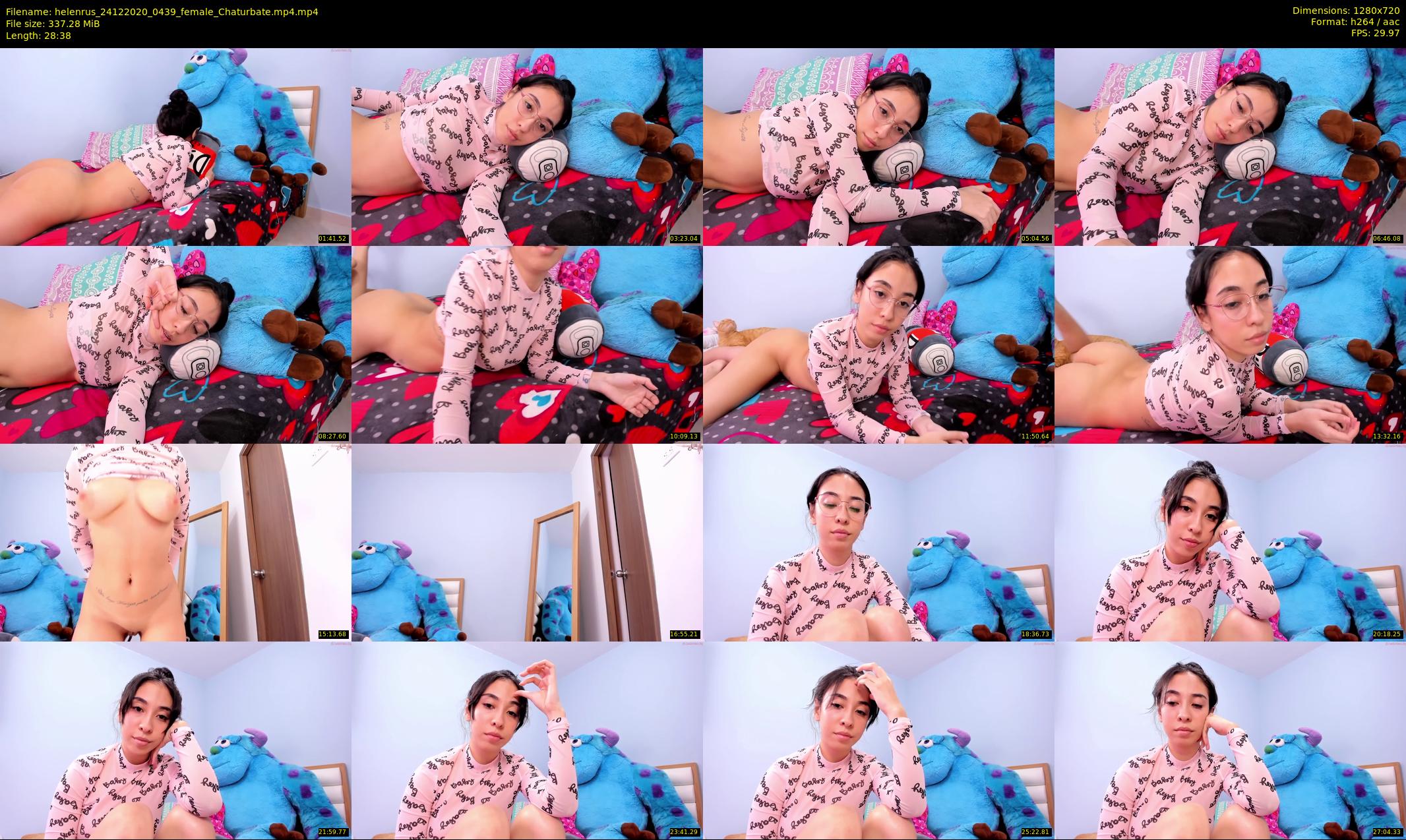 helenrus — 29 minute Chaturbate female cam show recording, 720p, Dec 24, 2020