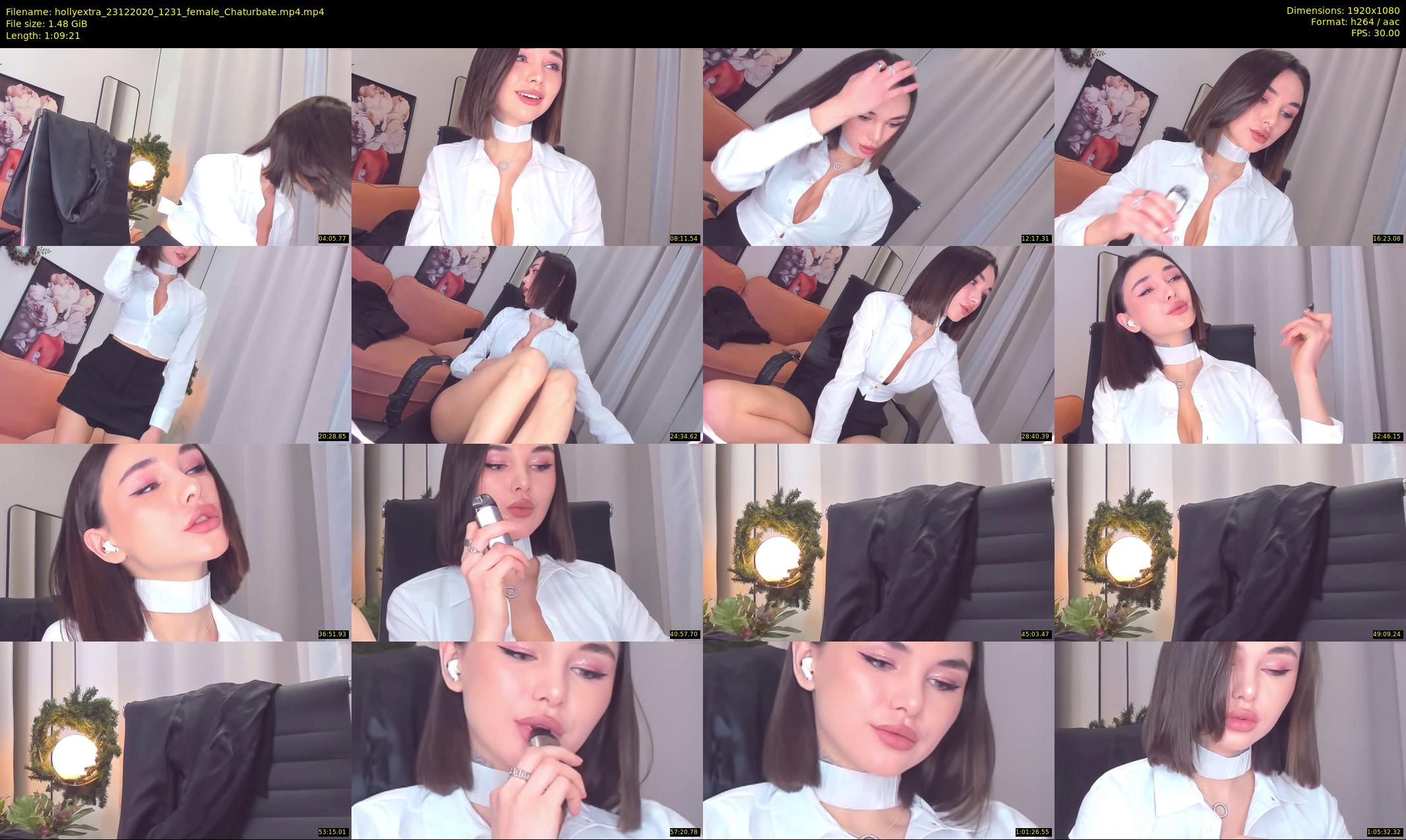 hollyextra — 70 minute Chaturbate female cam show recording, 1080p, Dec 23, 2020