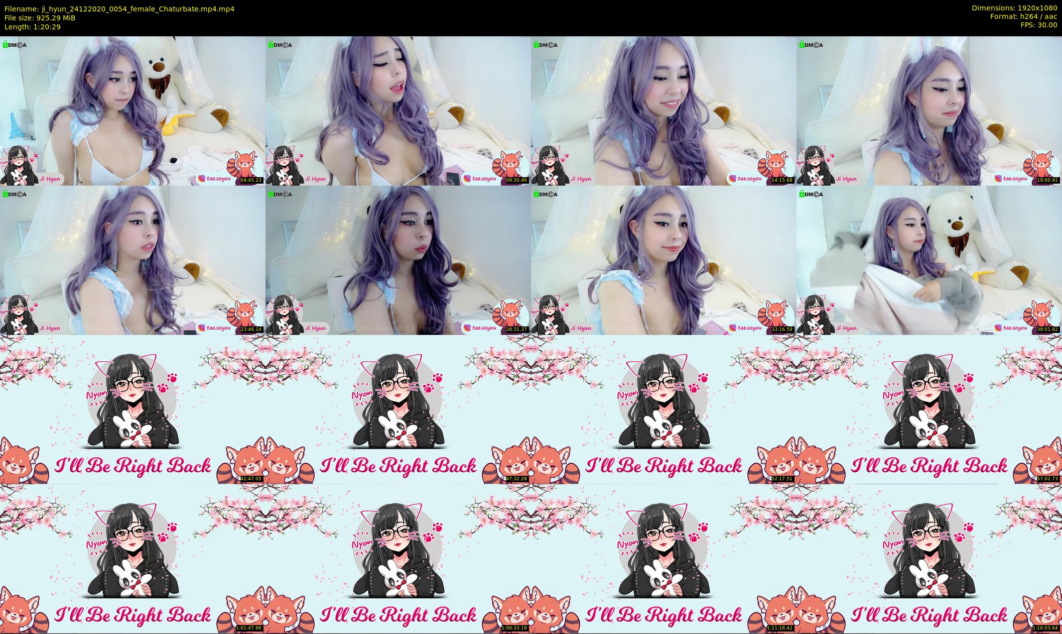 ji_hyun — 81 minute Chaturbate female cam show recording, 1080p, Dec 24, 2020