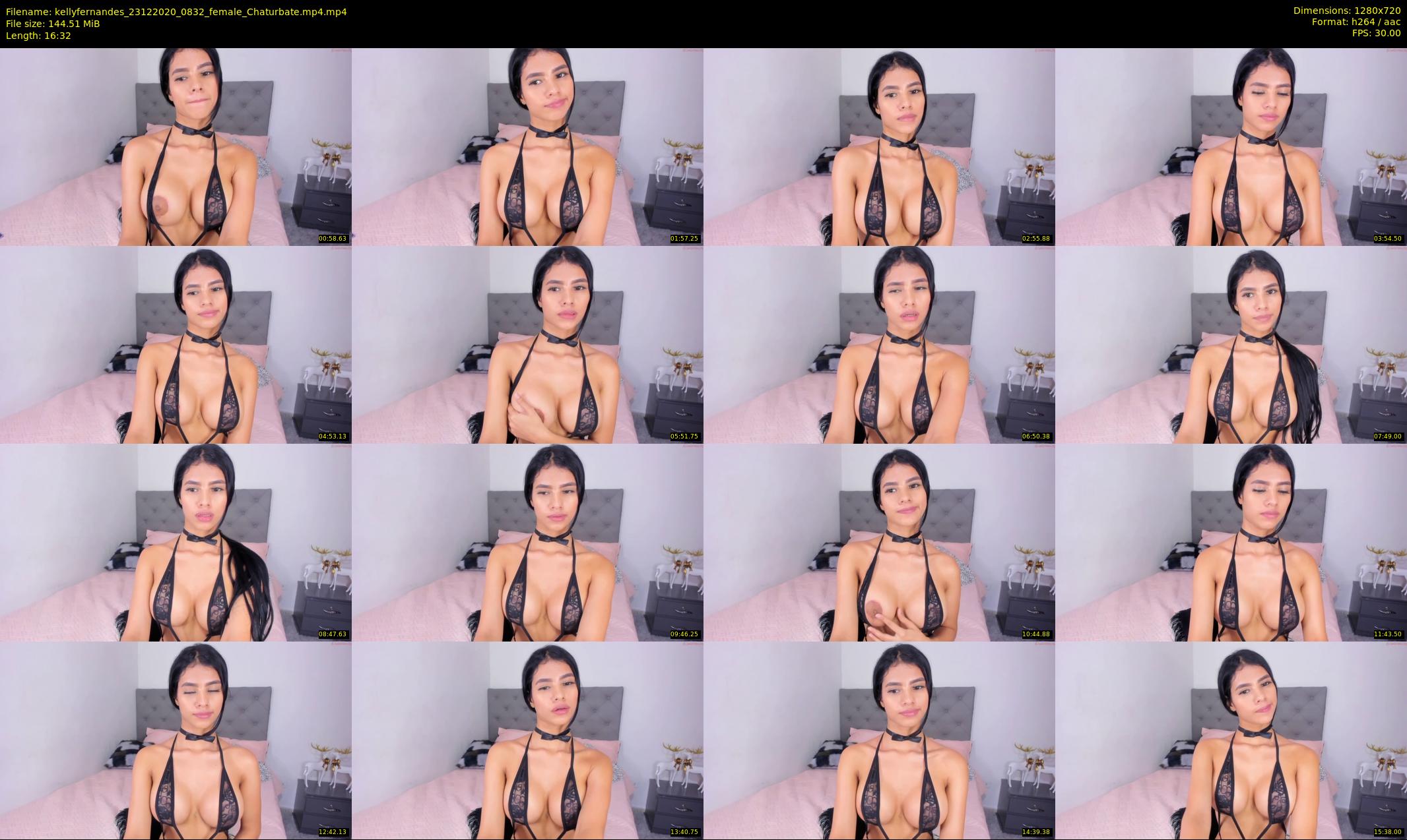 kellyfernandes — 17 minute Chaturbate female cam show recording, 720p, Dec 23, 2020