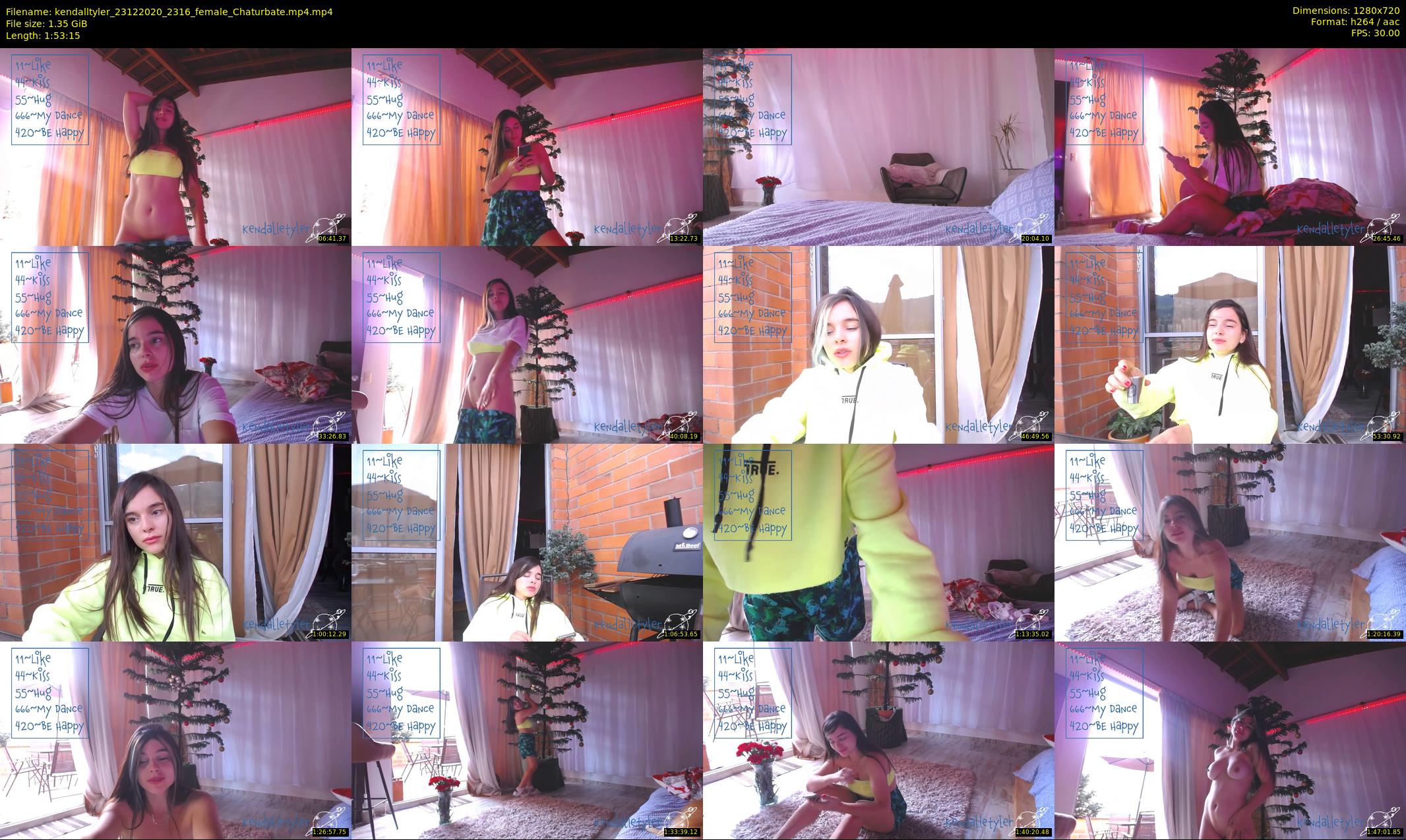 kendalltyler — 114 minute Chaturbate female cam show recording, 720p, Dec 23, 2020