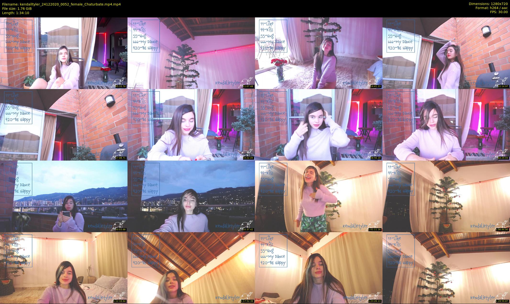 kendalltyler — 95 minute Chaturbate female cam show recording, 720p, Dec 24, 2020