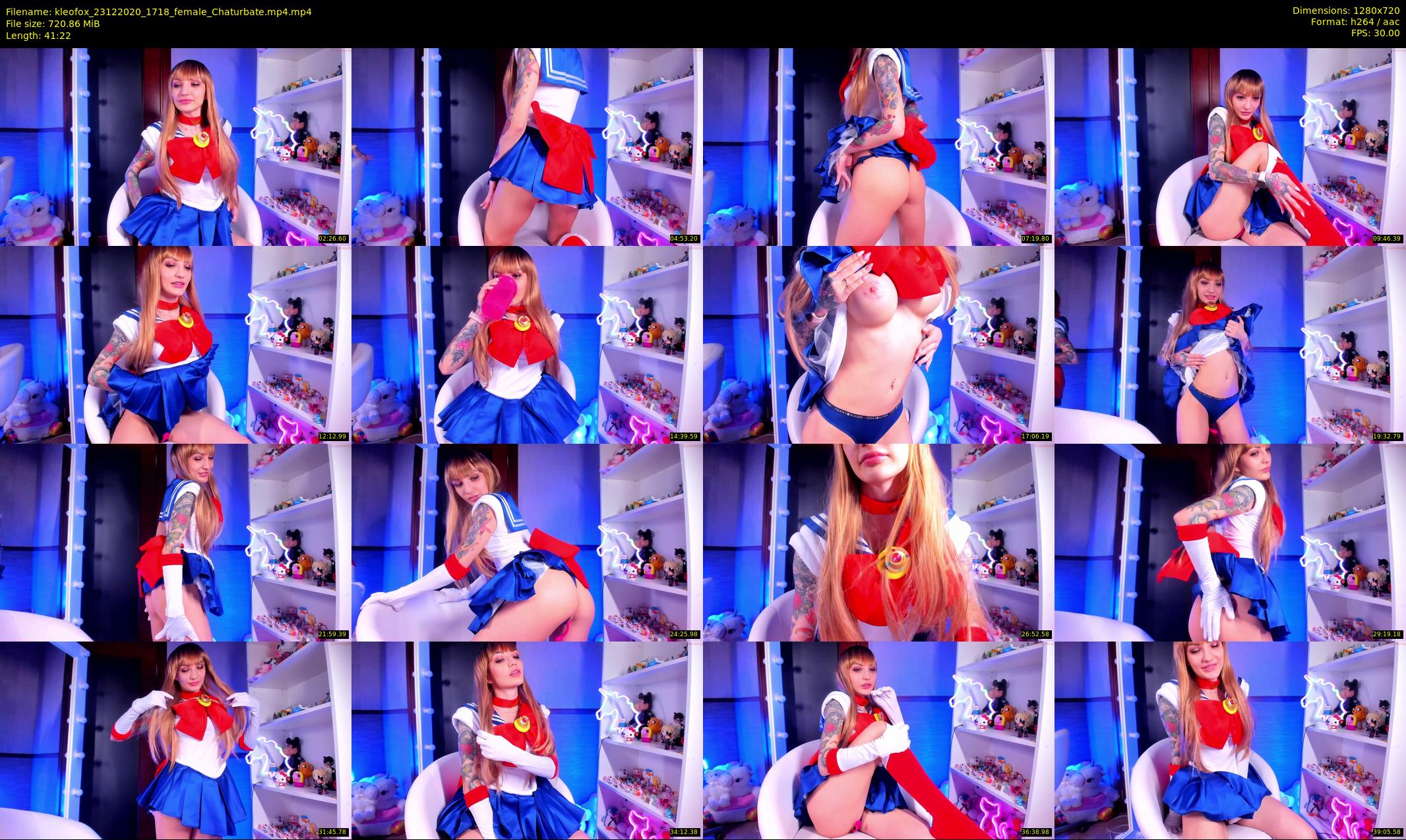 kleofox — 42 minute Chaturbate female cam show recording, 720p, Dec 23, 2020