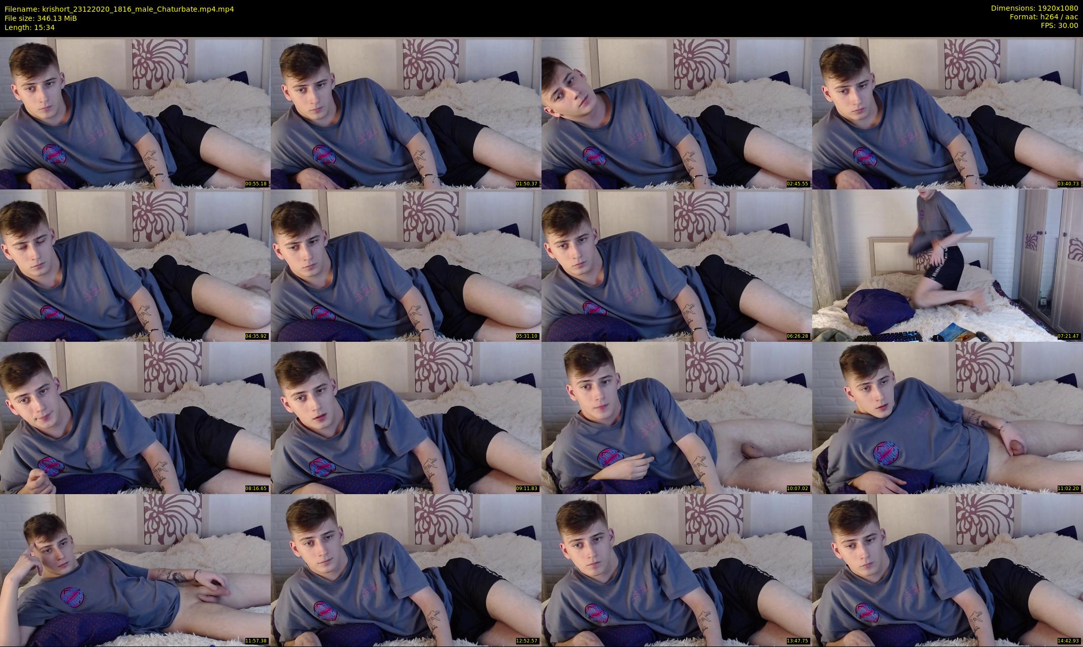 krishort — 16 minute Chaturbate male cam show recording, 1080p, Dec 23, 2020