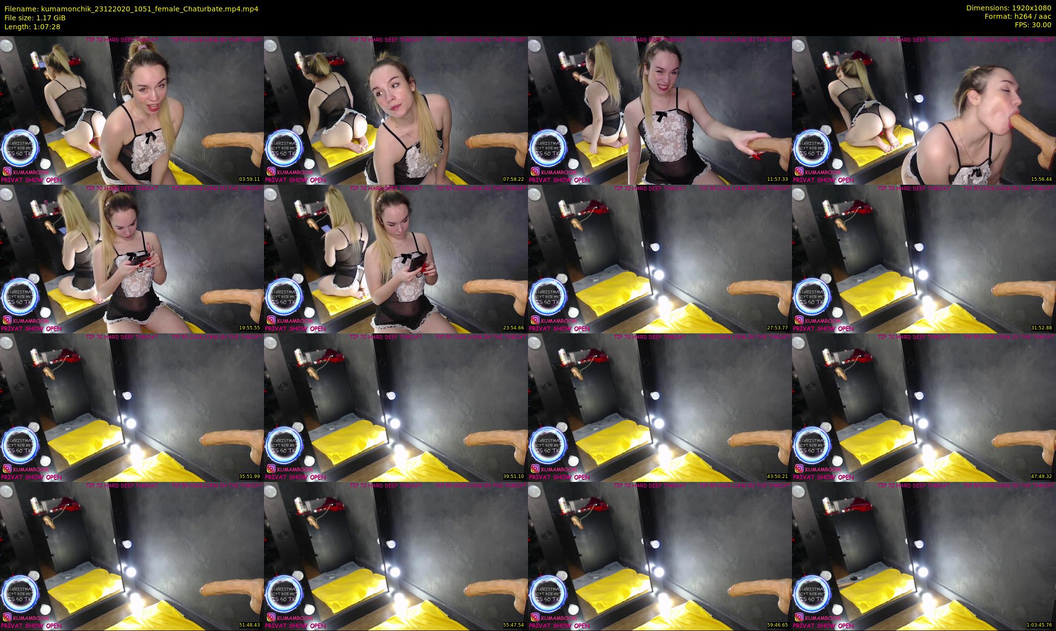 kumamonchik — 68 minute Chaturbate couple cam show recording, 1080p, Dec 23, 2020