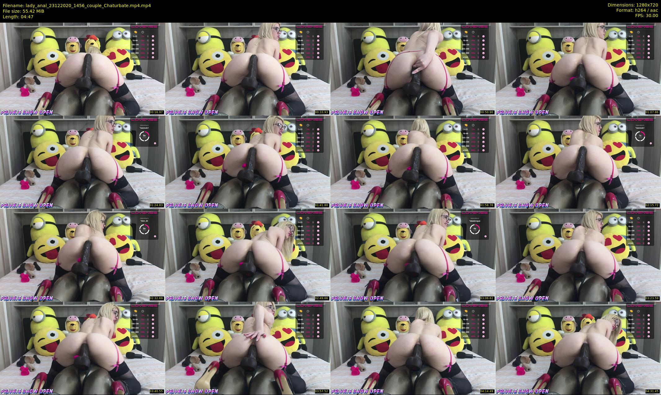 lady_anal — 5 minute Chaturbate female cam show recording, 720p, Dec 23, 2020
