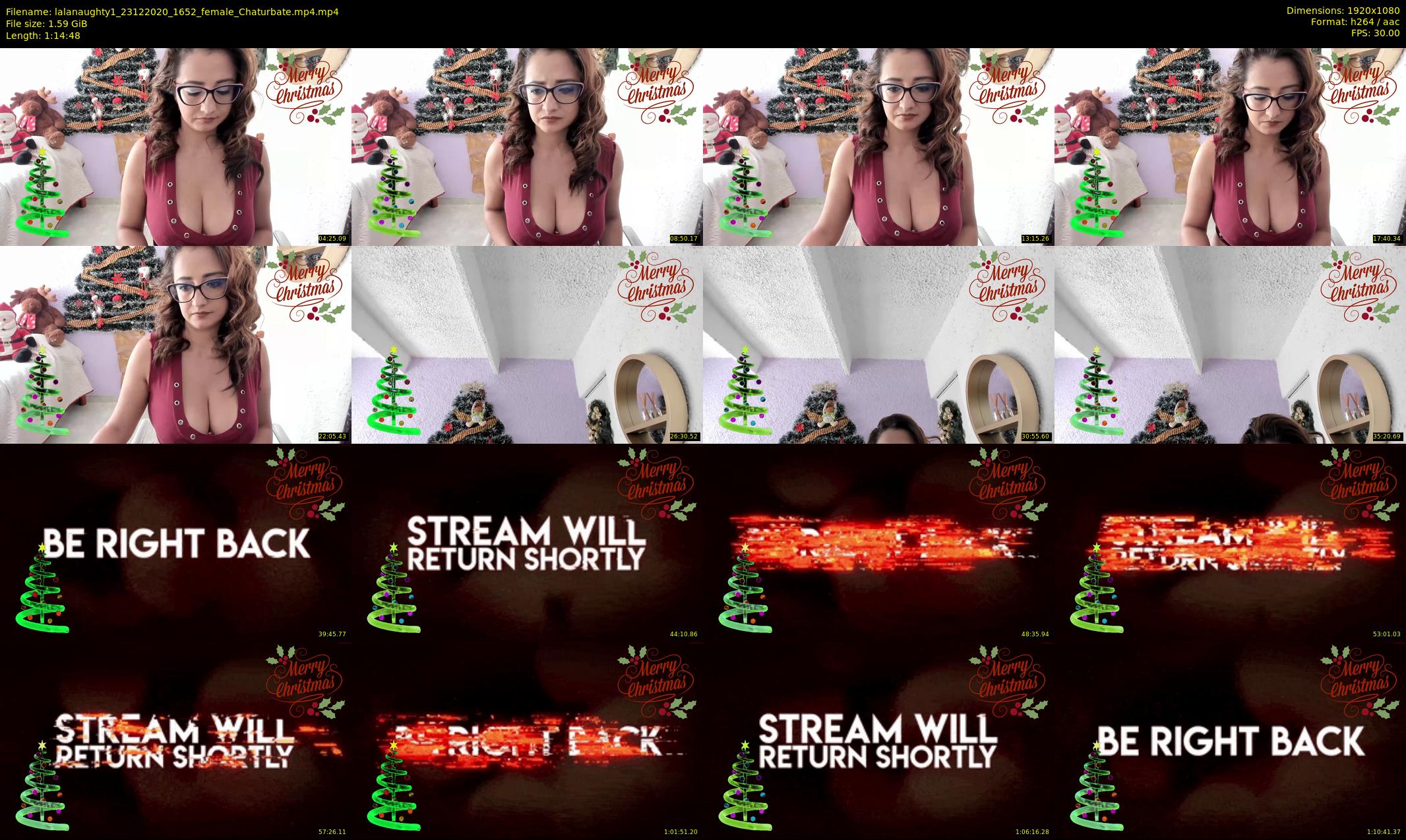 lalanaughty1 — 75 minute Chaturbate female cam show recording, 1080p, Dec 23, 2020