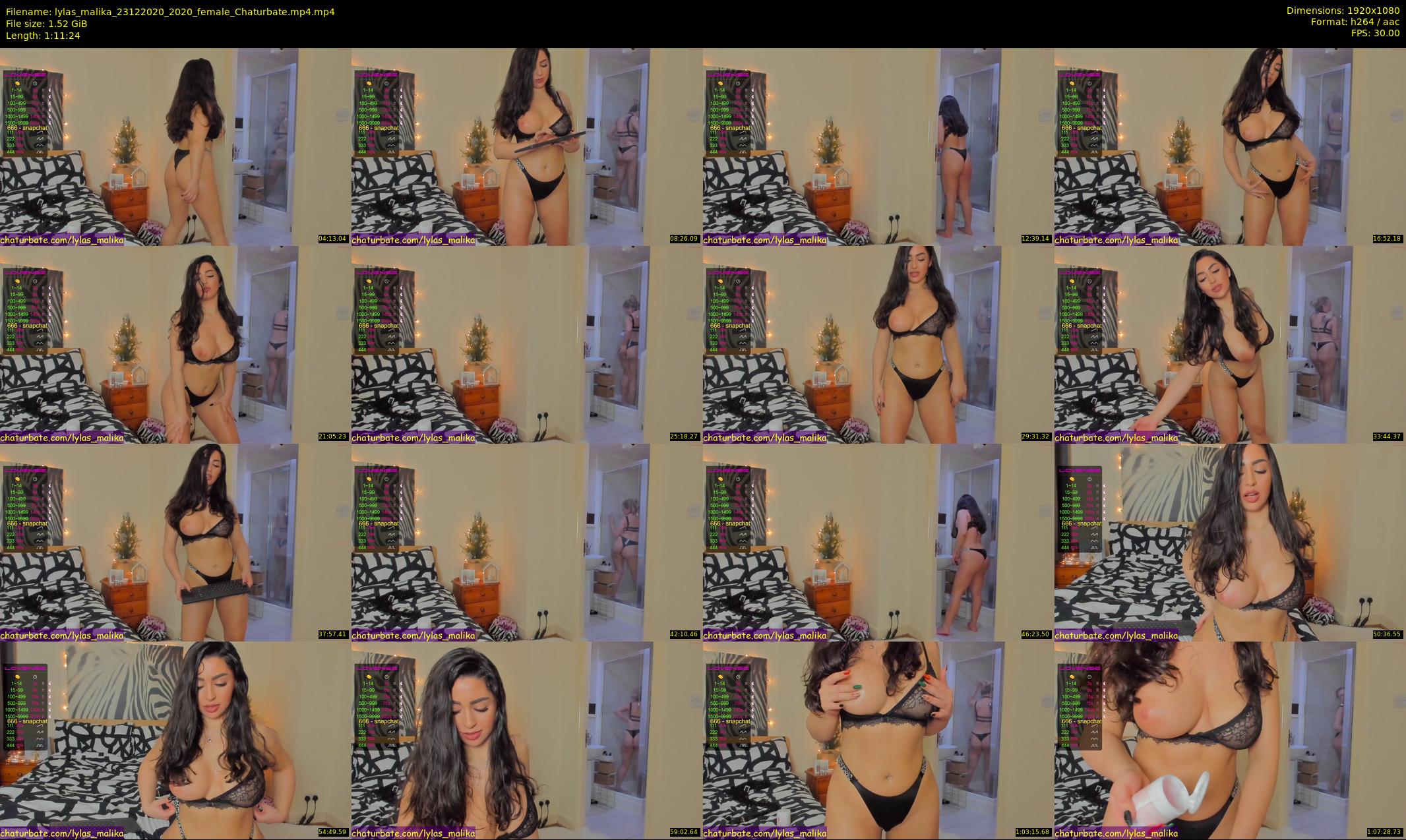 lylas_malika — 72 minute Chaturbate female cam show recording, 1080p, Dec 23, 2020