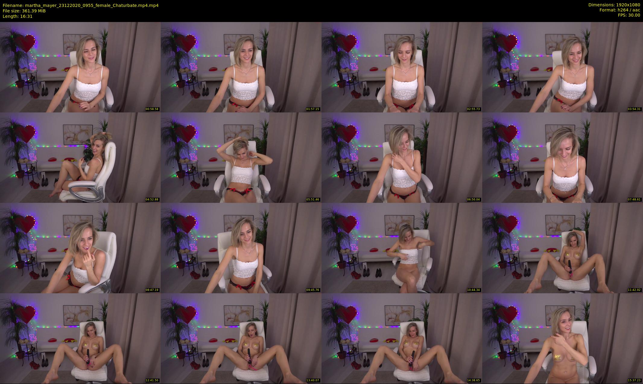 martha_mayer — 17 minute Chaturbate female cam show recording, 1080p, Dec 23, 2020