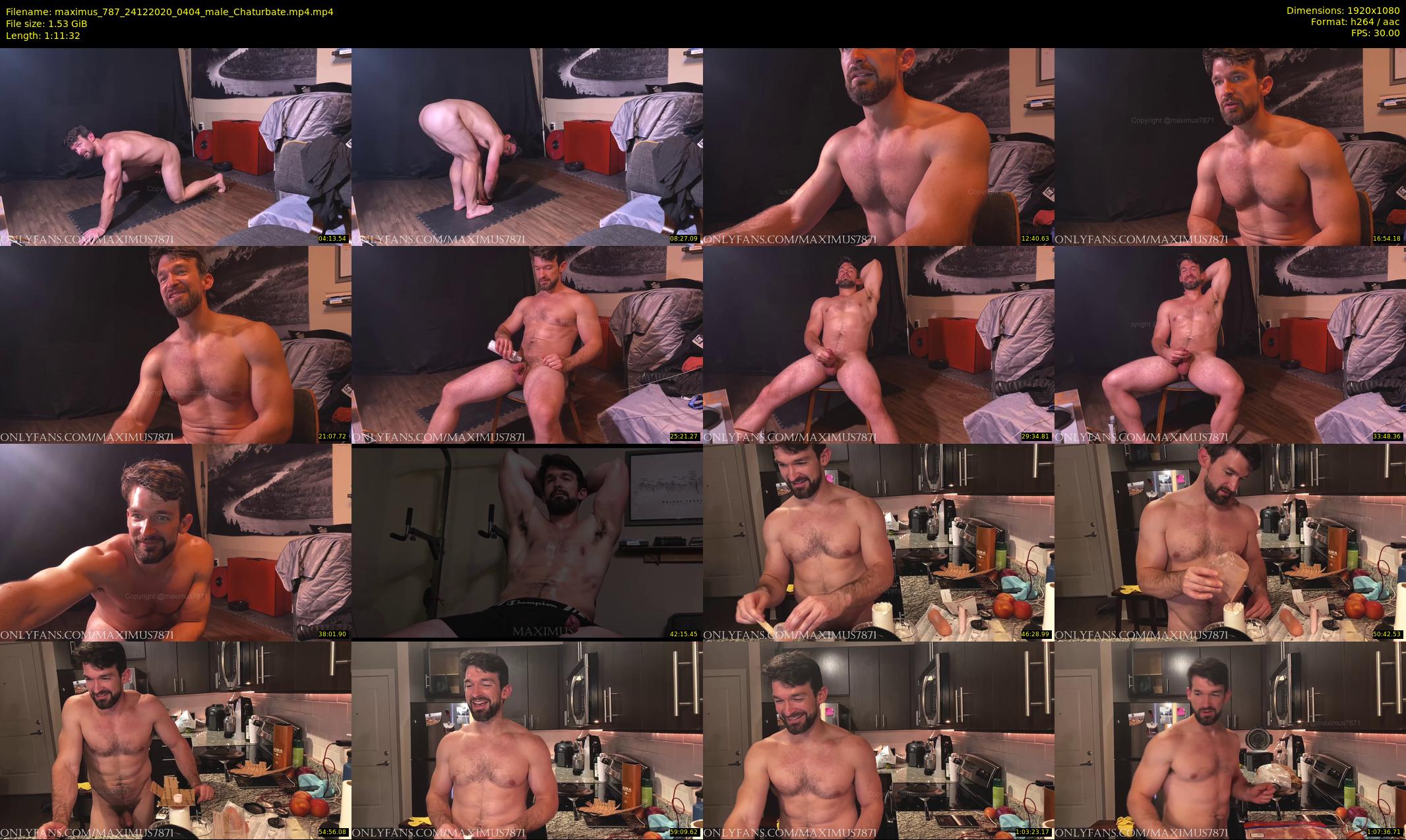 maximus_787 — 72 minute Chaturbate male cam show recording, 1080p, Dec 24, 2020