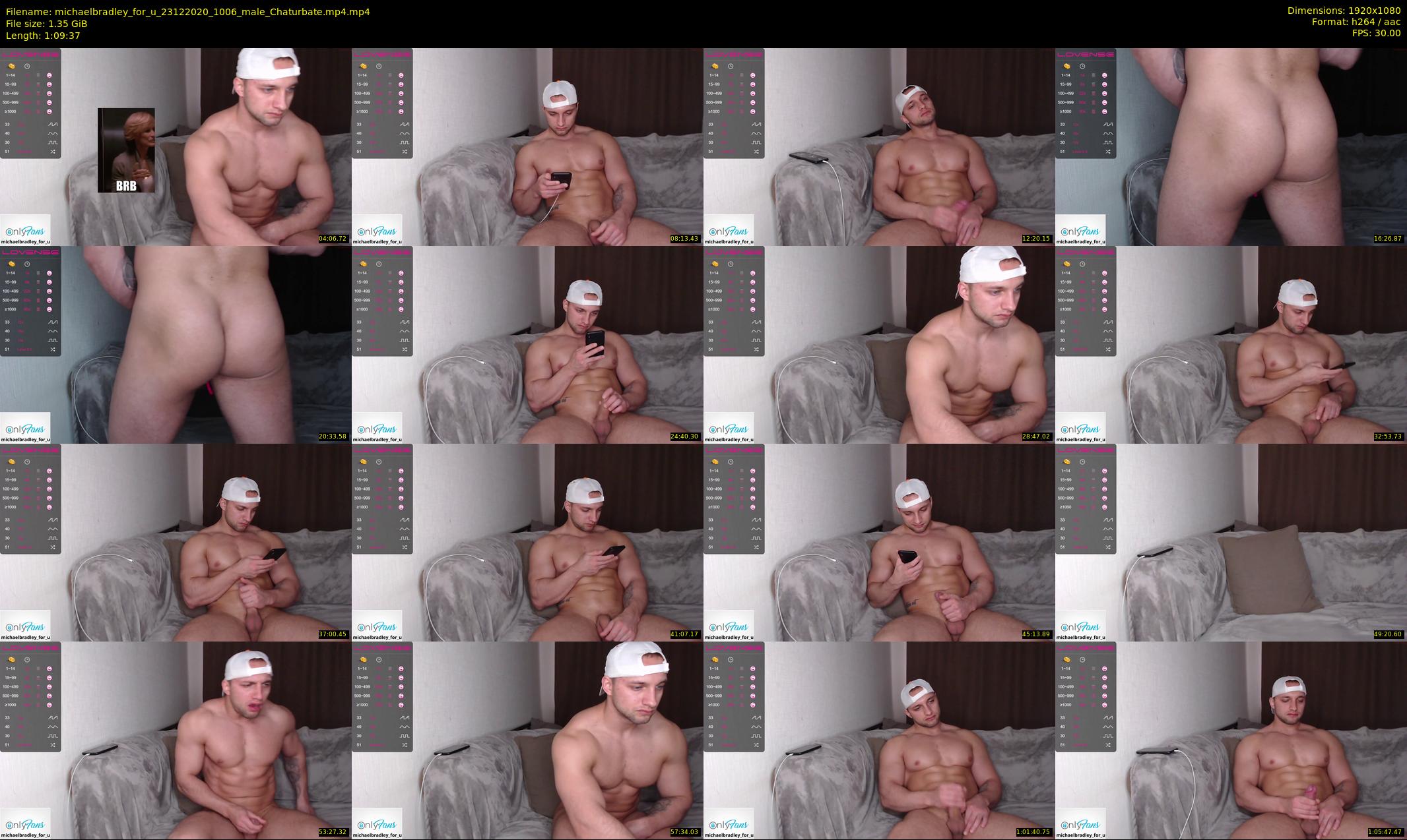michaelbradley_for_u — 70 minute Chaturbate male cam show recording, 1080p, Dec 23, 2020