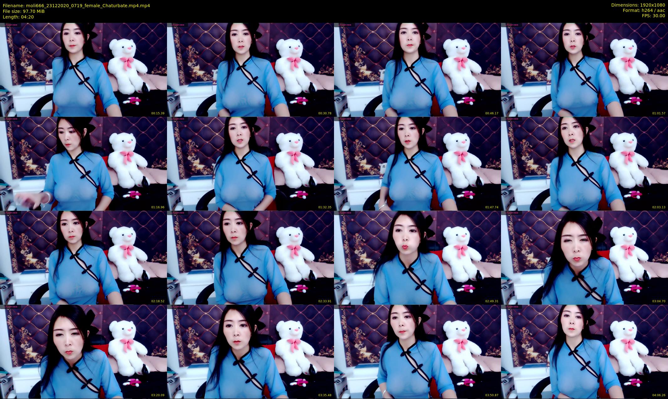 moli666 — 5 minute Chaturbate female cam show recording, 1080p, Dec 23, 2020