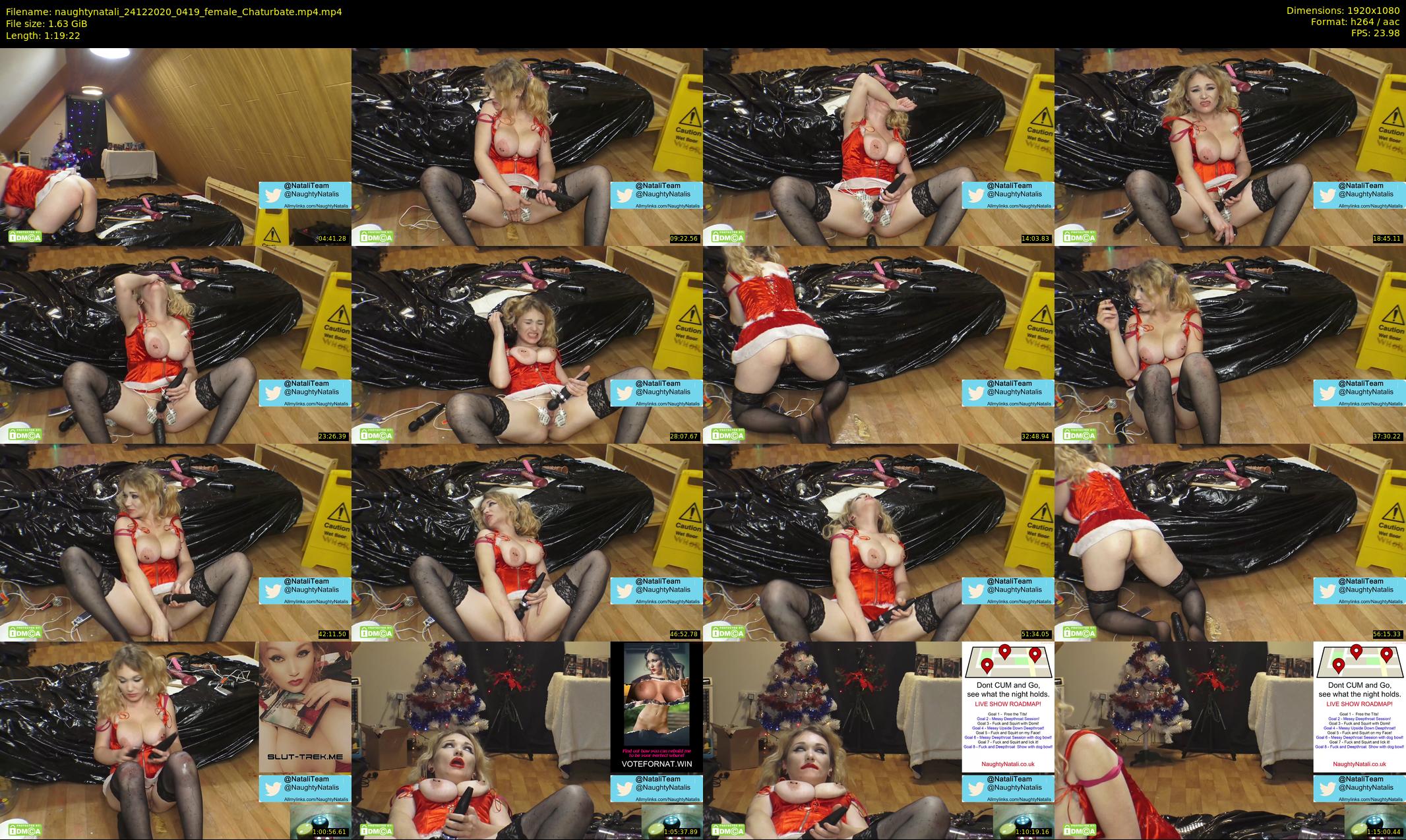 naughtynatali — 80 minute Chaturbate female cam show recording, 1080p, Dec 24, 2020