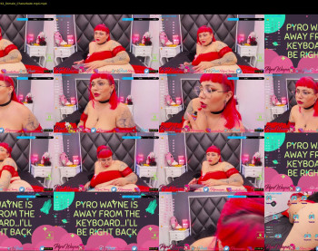 pyrowayne — 59 minute Chaturbate female cam show recording, 720p, Dec 24, 2020